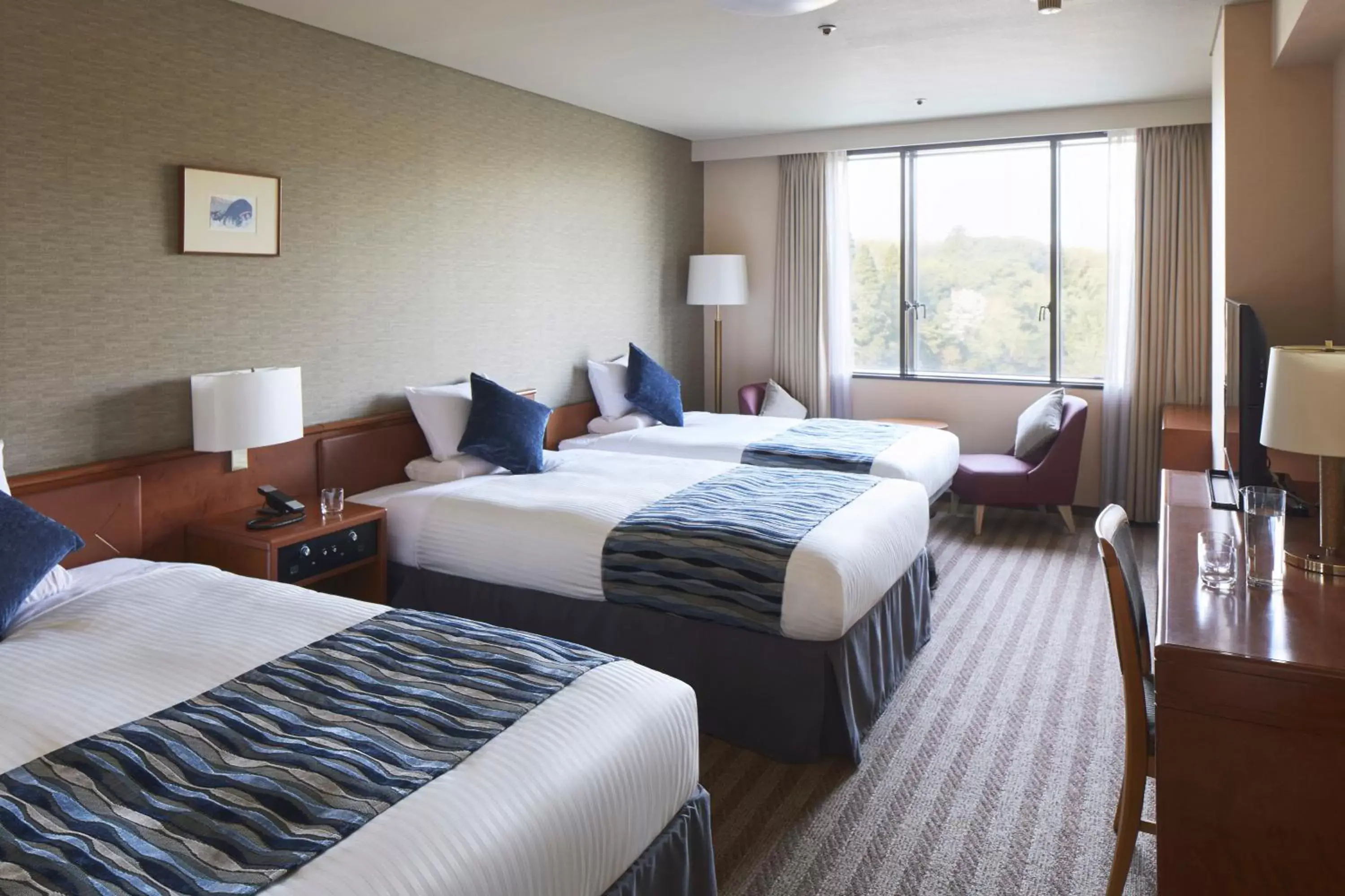 Photo of the whole room, Bed in HOTEL MYSTAYS PREMIER Narita