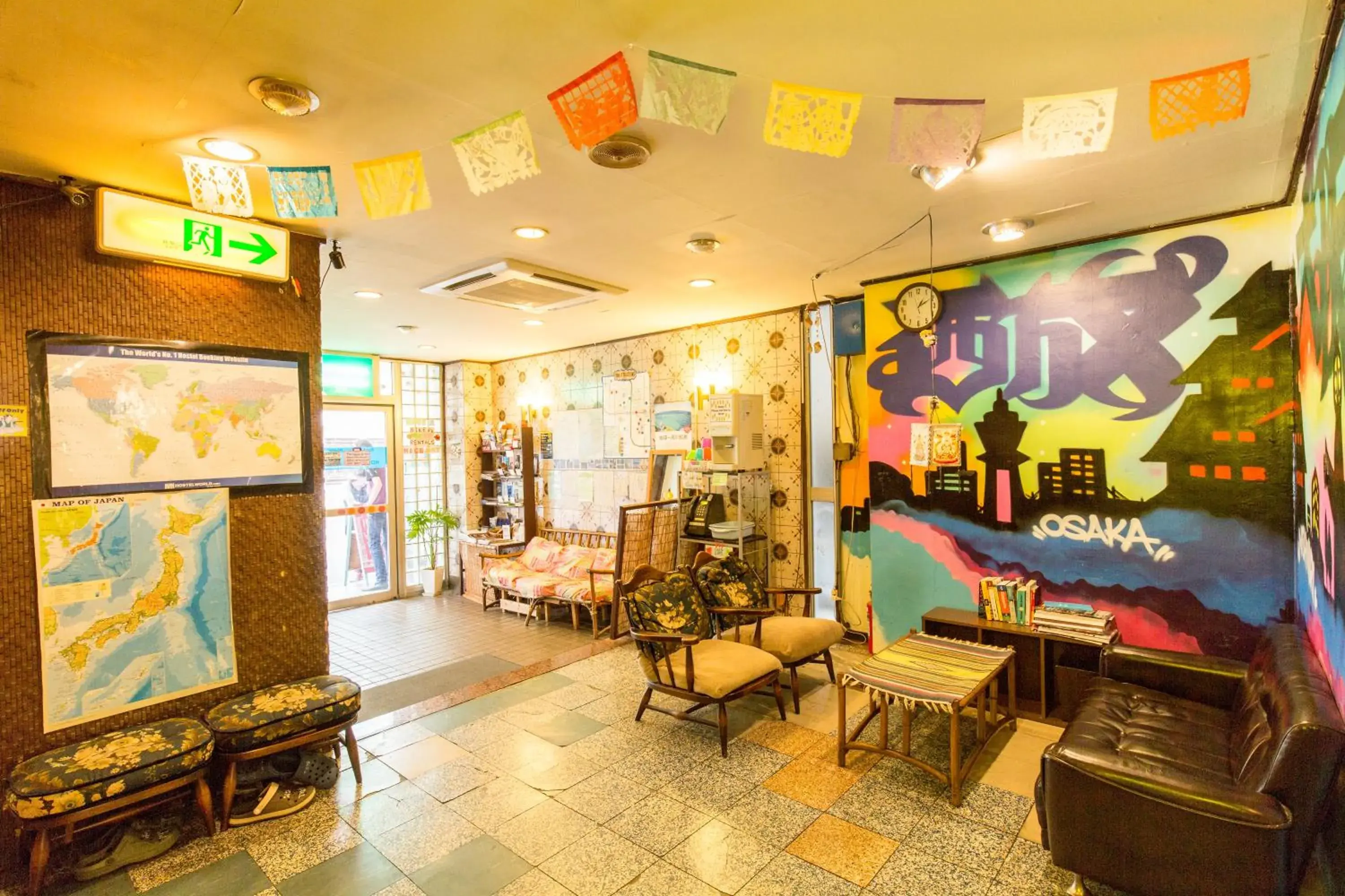 Lobby or reception in Backpackers Hotel Toyo Lobby or reception in Backpackers Hotel Toyo