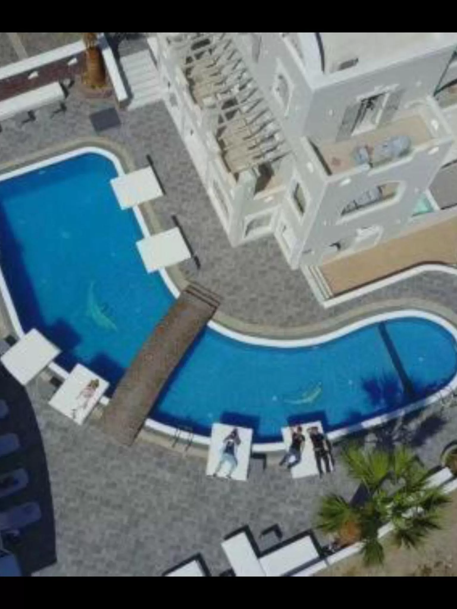 Pool View in A&G Suites