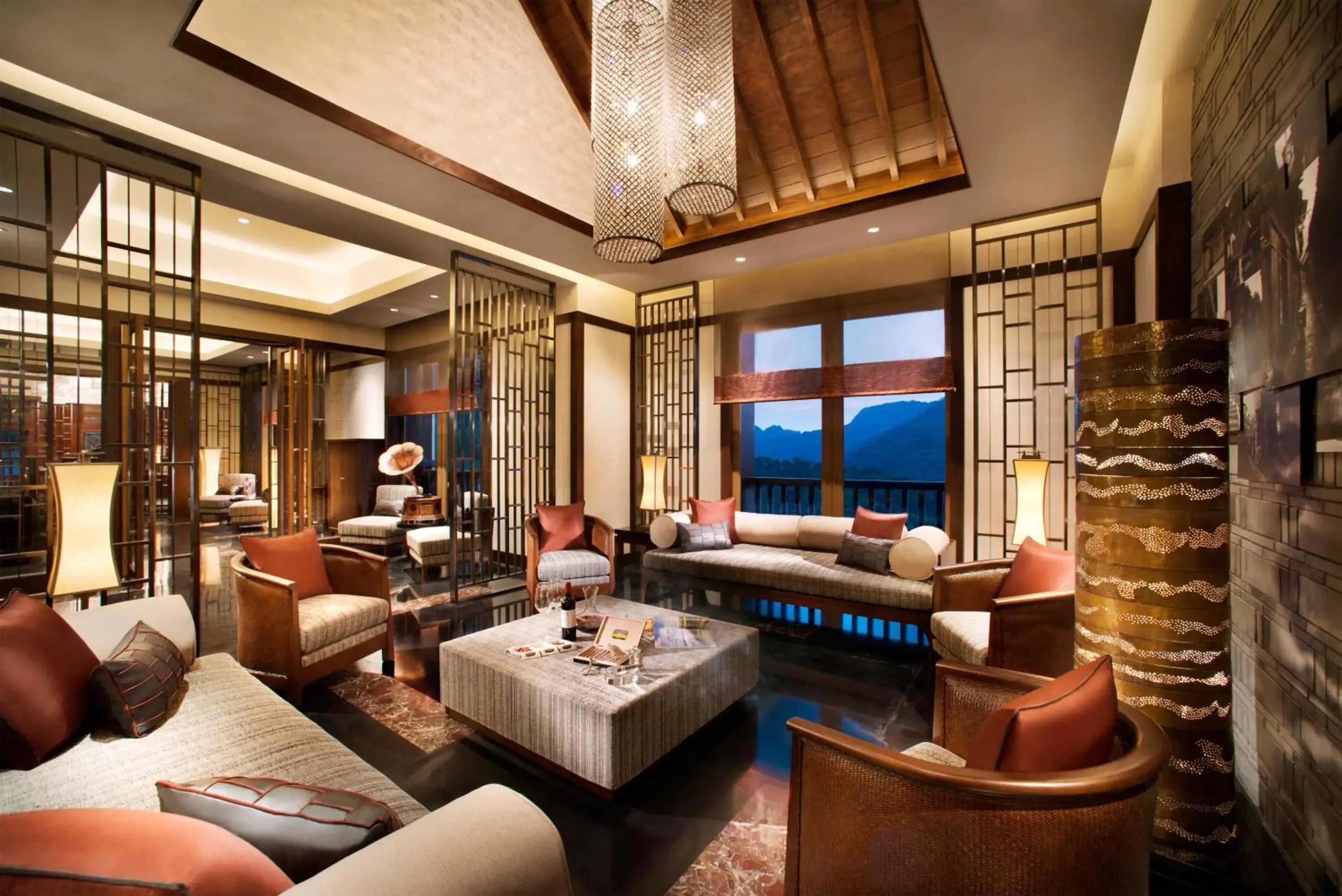 Lounge or bar, Seating Area in Banyan Tree Chongqing Beibei