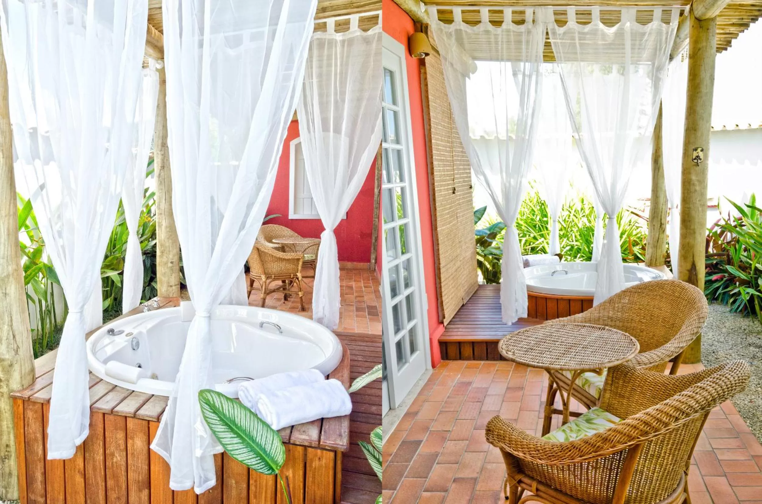 Patio in Pousada Pomar Paraty