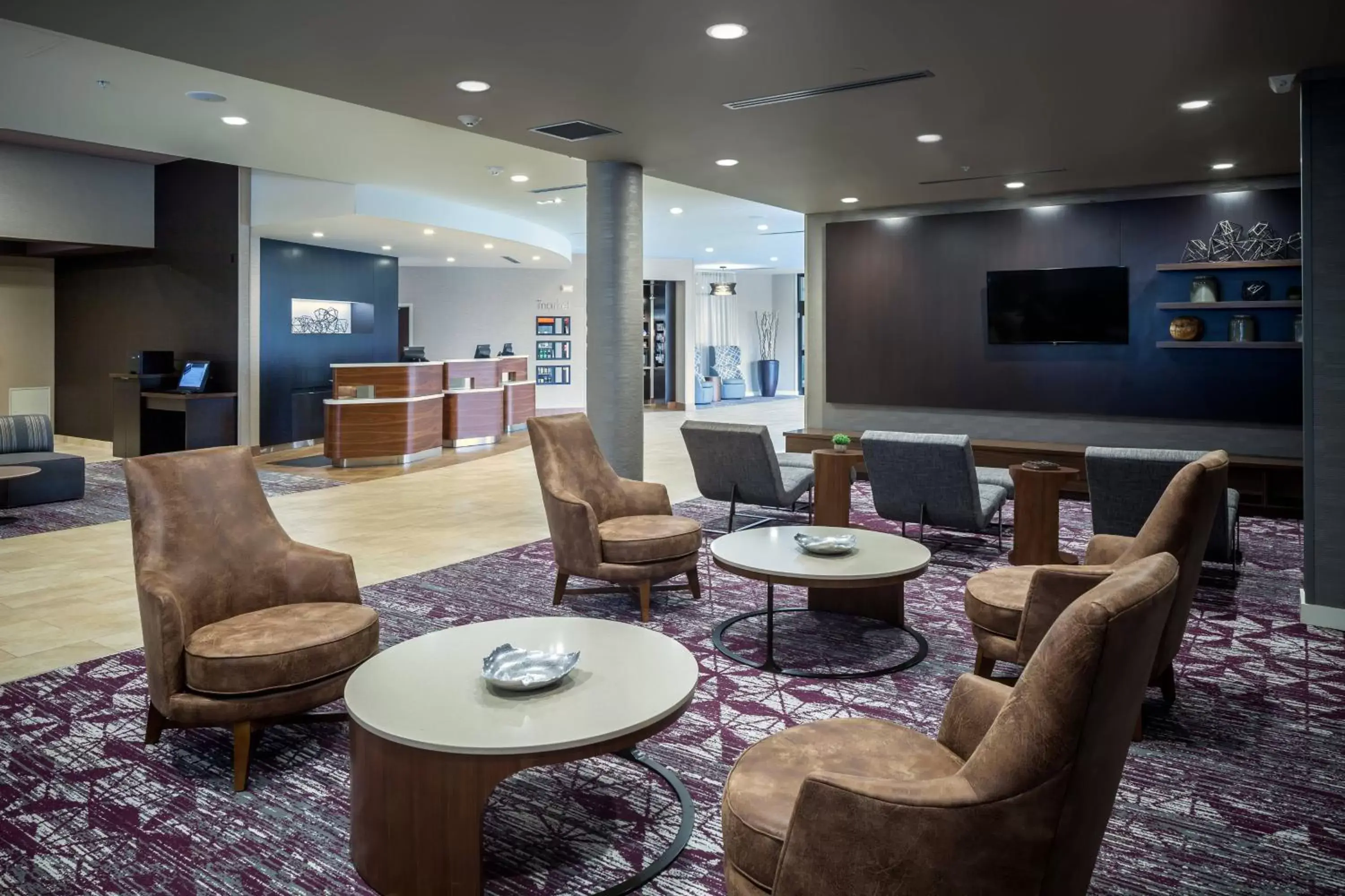 Lobby or reception, Lounge/Bar in Courtyard by Marriott Corvallis