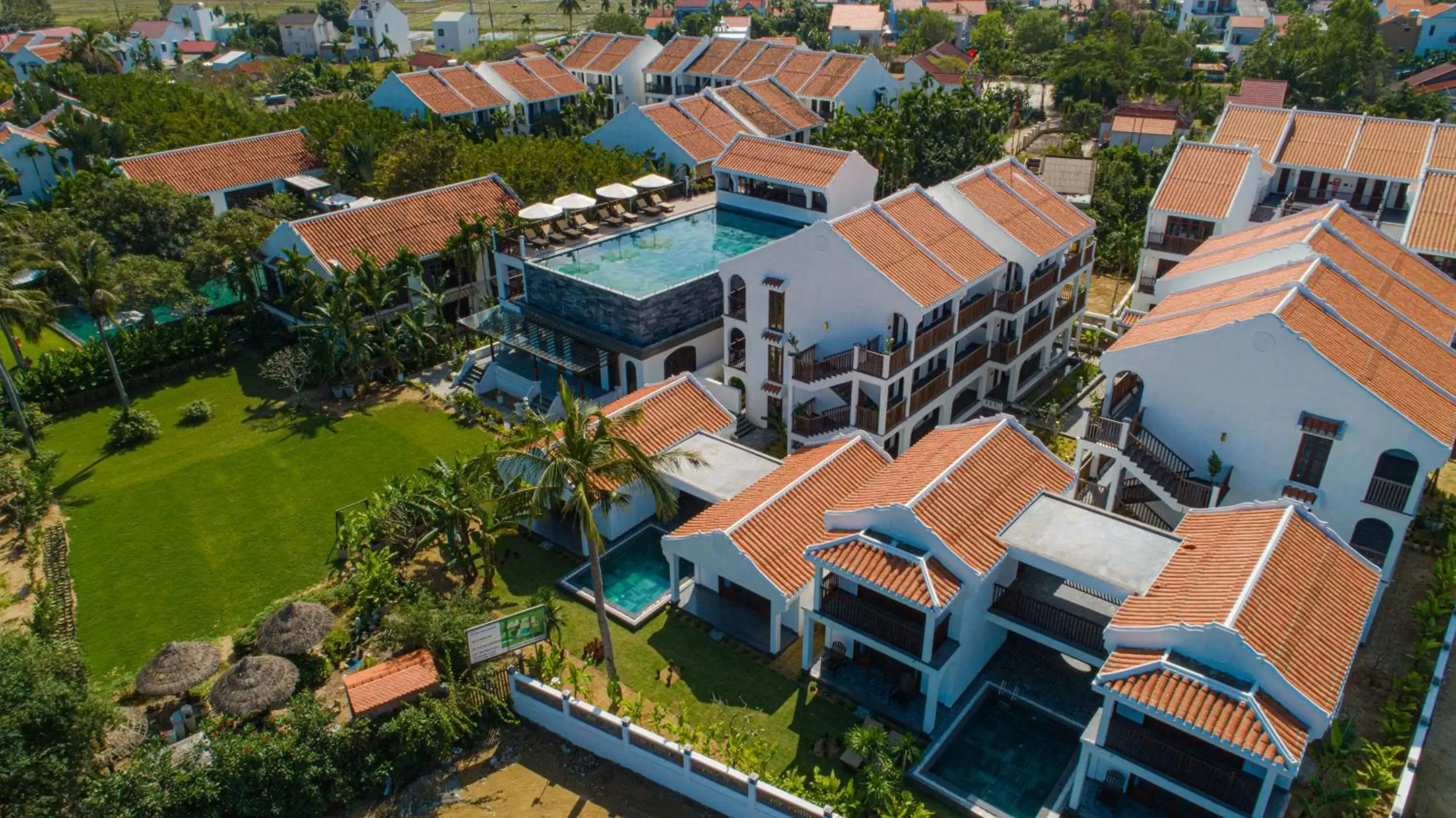 Bird's eye view, Bird's-eye View in Legacy Hoi An Resort - formerly Ancient House Village Resort & Spa