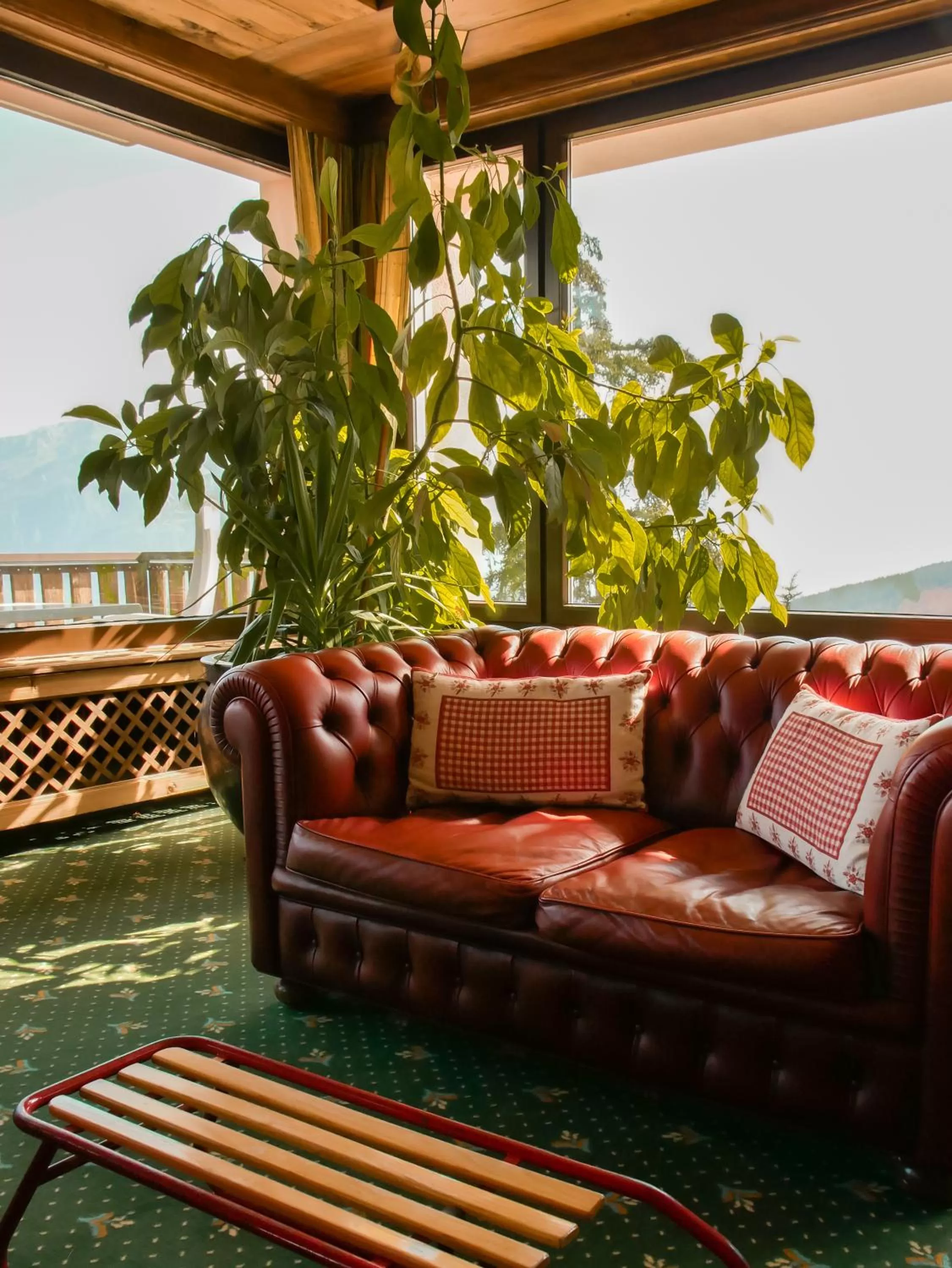 Lounge or bar in Hotel-Restaurant Le Mont Paisible, Crans-Montana