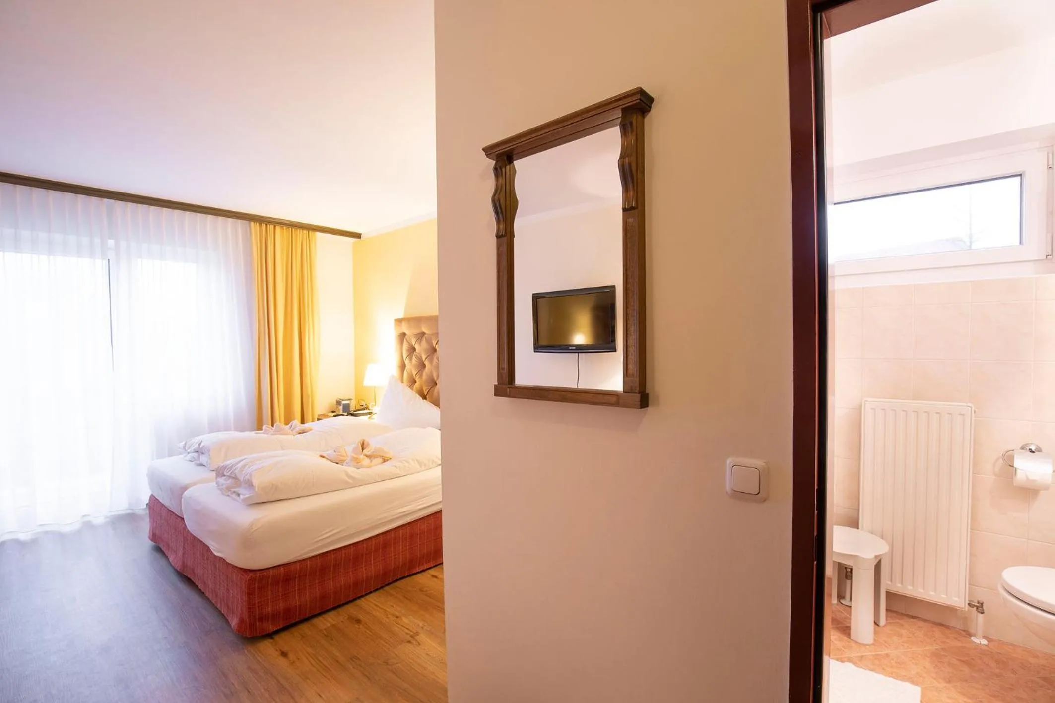 Photo of the whole room, Bed in Landhotel Agathawirt