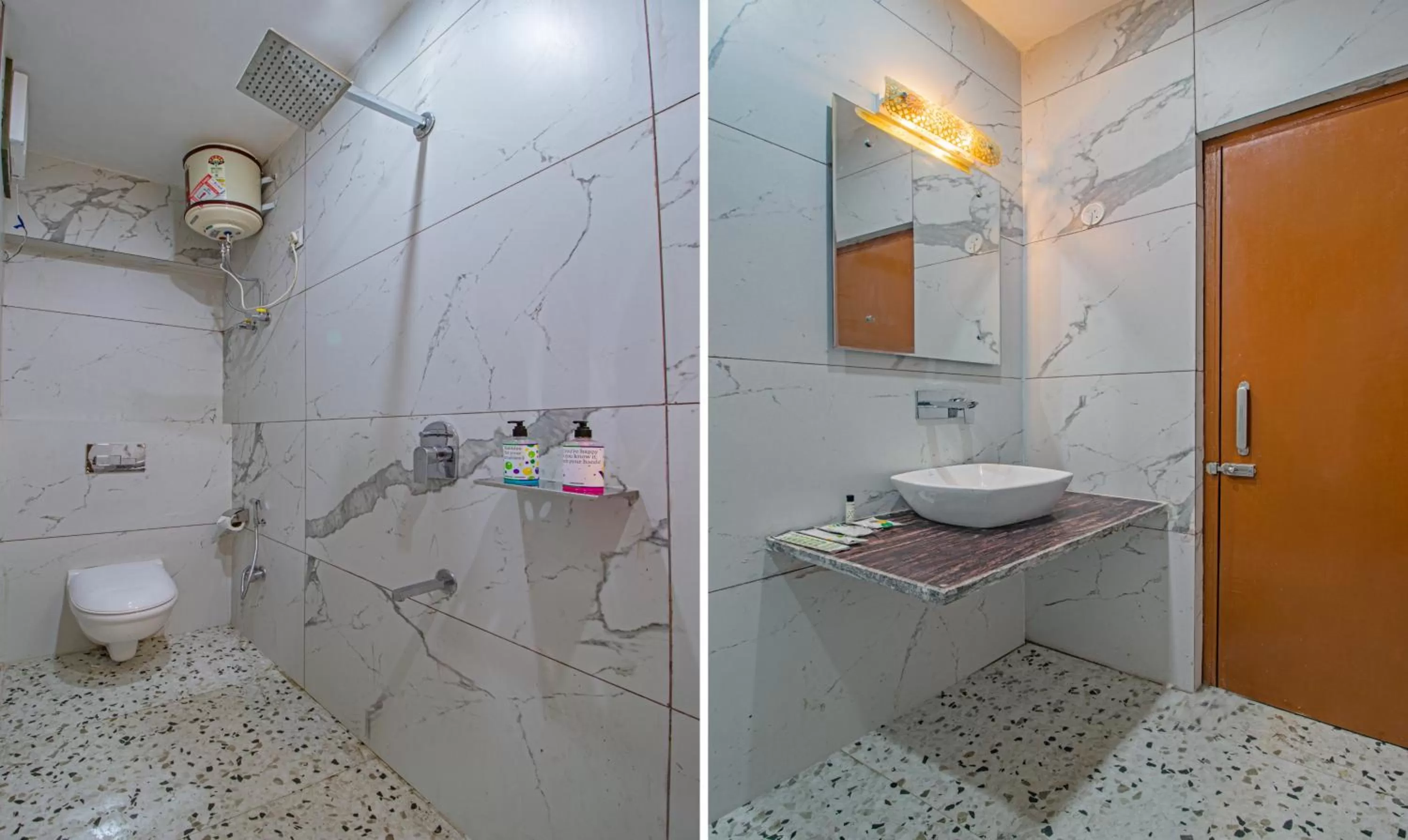 Bathroom in Treebo Trend Haveli Resort Roots Bhupatwala