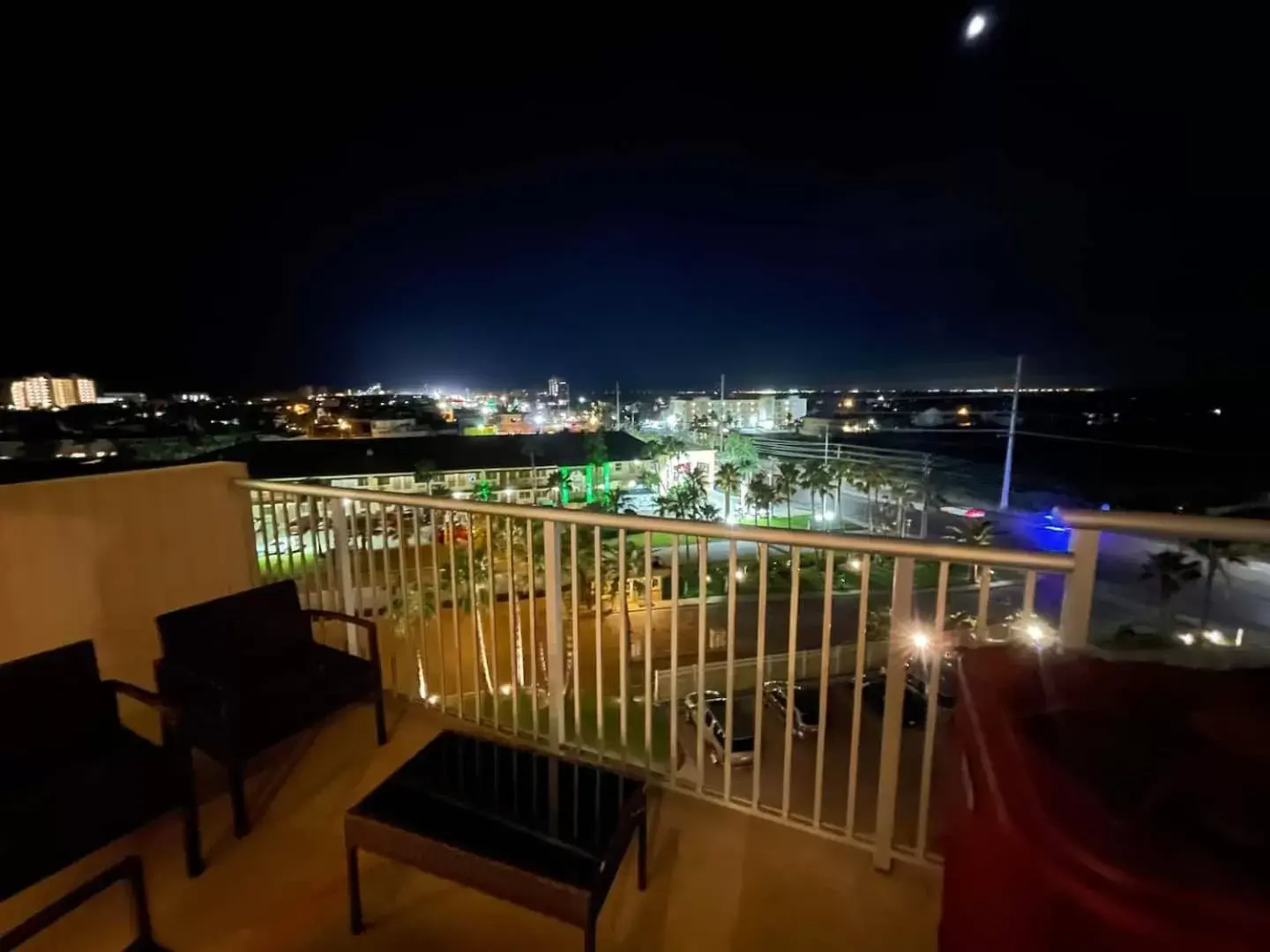 Balcony/Terrace in Bahia Mar Solare Tower 6th floor Bayview Condo 2bd 2ba with Pools and Hot tubs