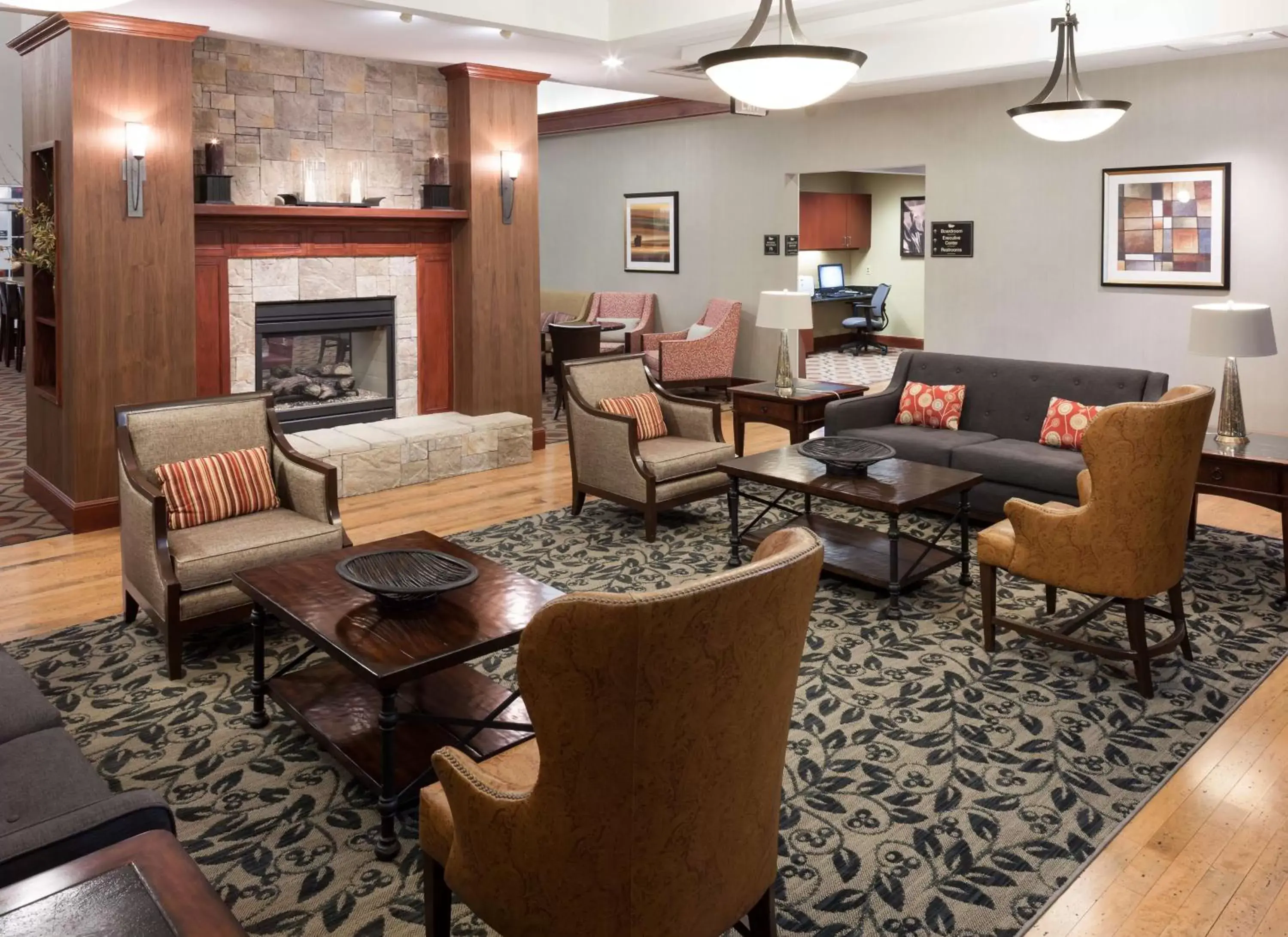 Lobby or reception, Seating Area in Homewood Suites by Hilton Irving-DFW Airport