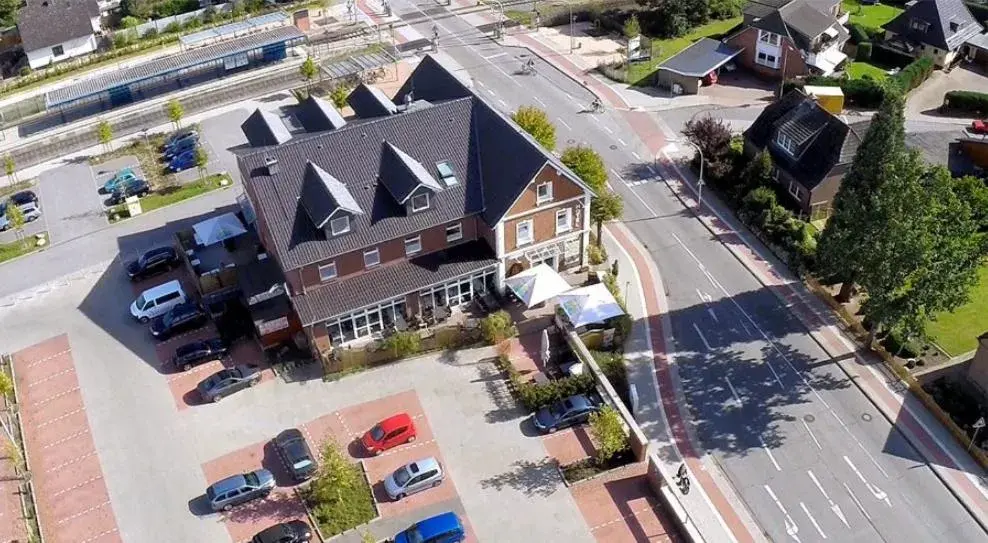 Property building, Bird's-eye View in Hotel Frederikspark