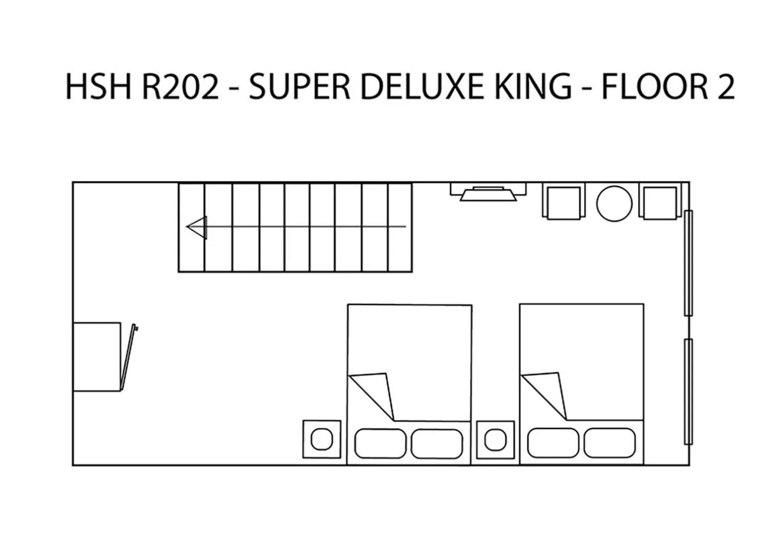 Floor plan in Heeren Straits Hotel