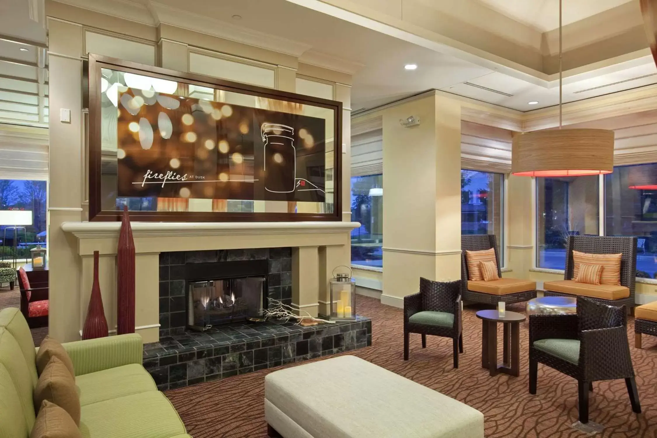 Lobby or reception, Lounge/Bar in Hilton Garden Inn Hoffman Estates