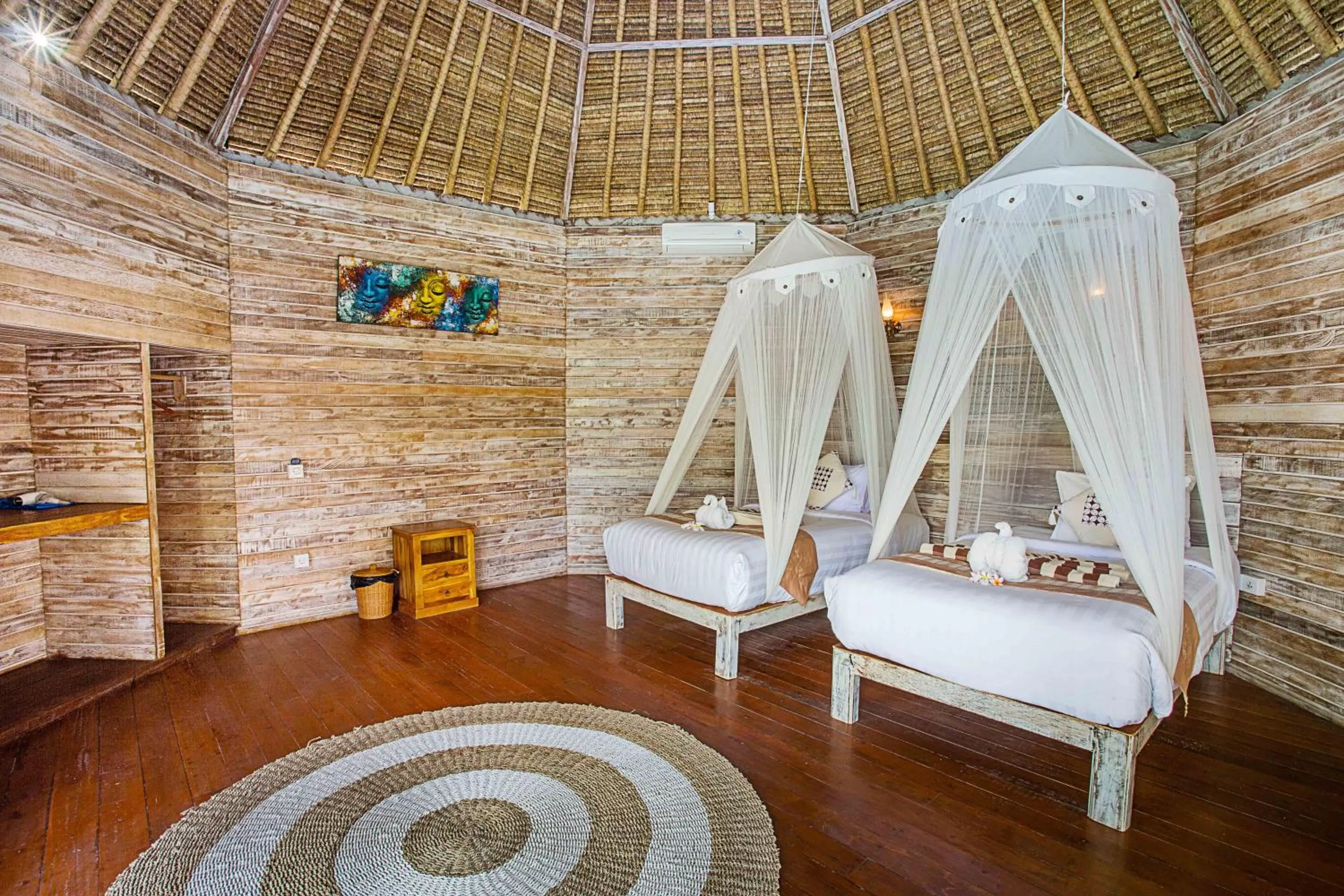 Bed in Sanghyang Bay Villas