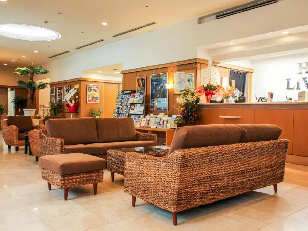 Lobby or reception, Lobby/Reception in HOTEL LiVEMAX BUDGET Kagoshima