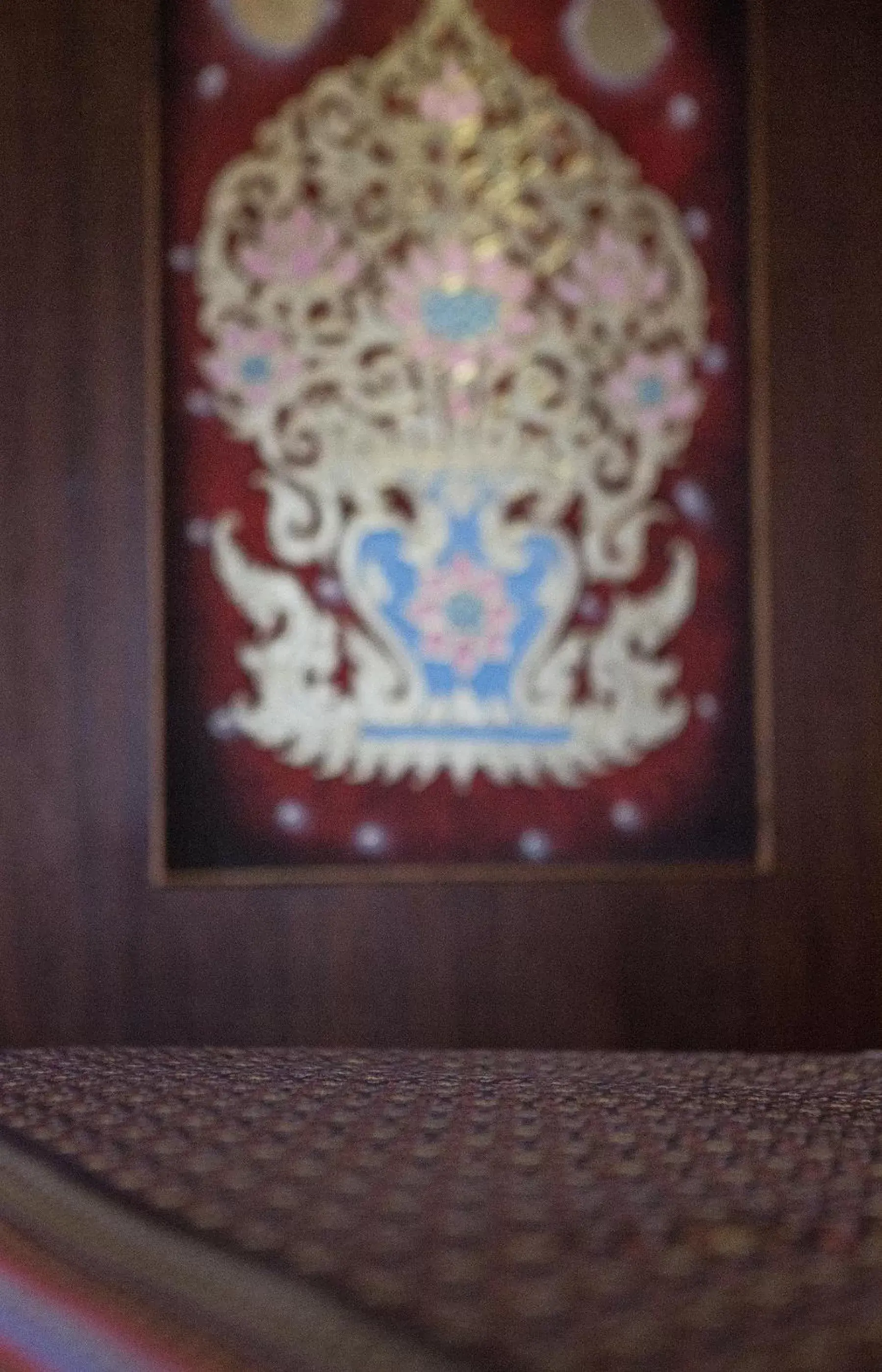 Decorative detail, TV/Entertainment Center in Singha Montra Lanna Boutique Style Hotel