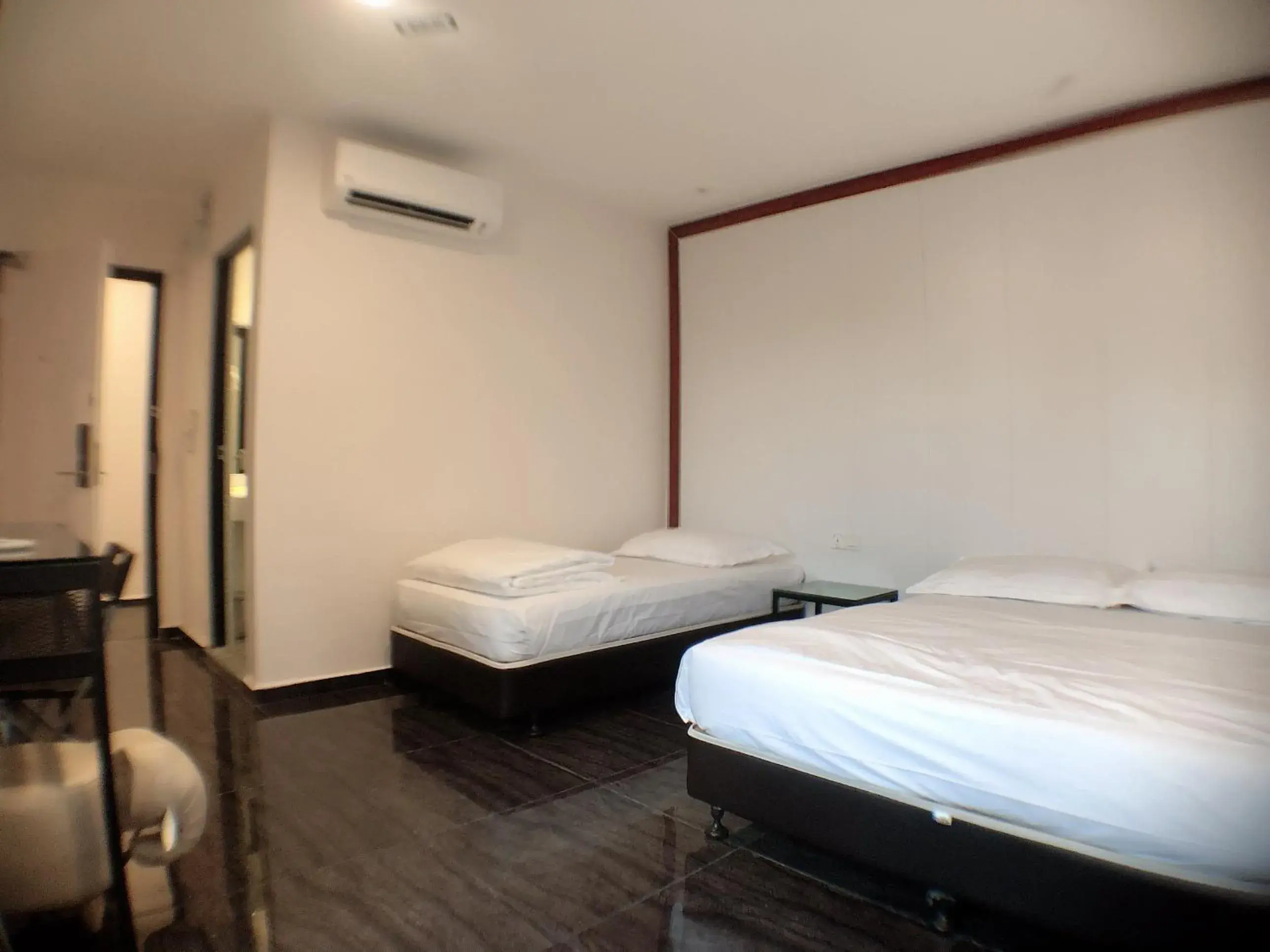 Bedroom, Bed in M design Hotel @ Taman Pertama