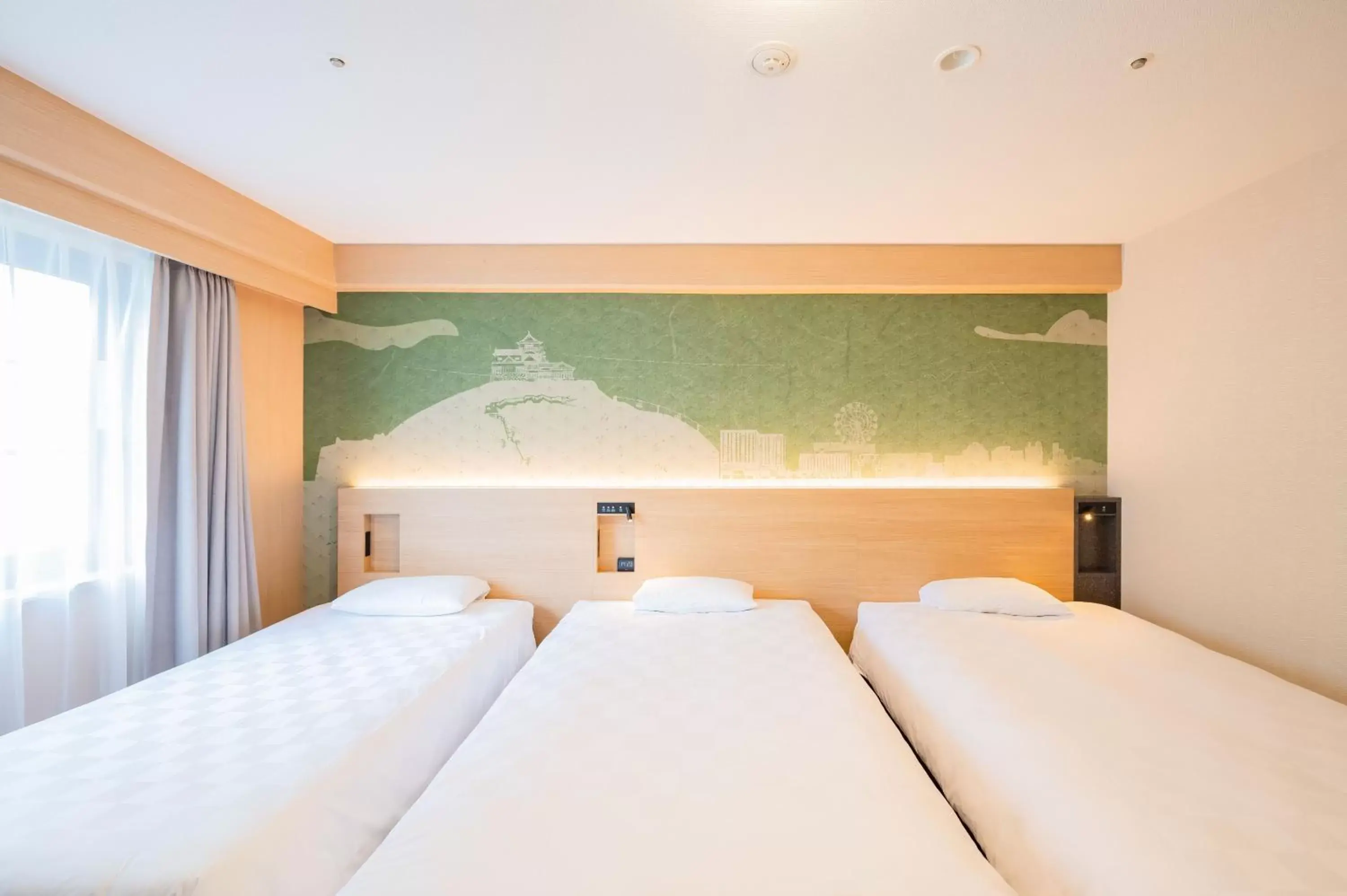 Adjoining Moderate Triple Rooms ( Renovated, 2 rooms not connected) - Non-Smoking in Matsuyama Tokyu REI Hotel Adjoining Moderate Triple Rooms ( Renovated, 2 rooms not connected) - Non-Smoking in Matsuyama Tokyu REI Hotel