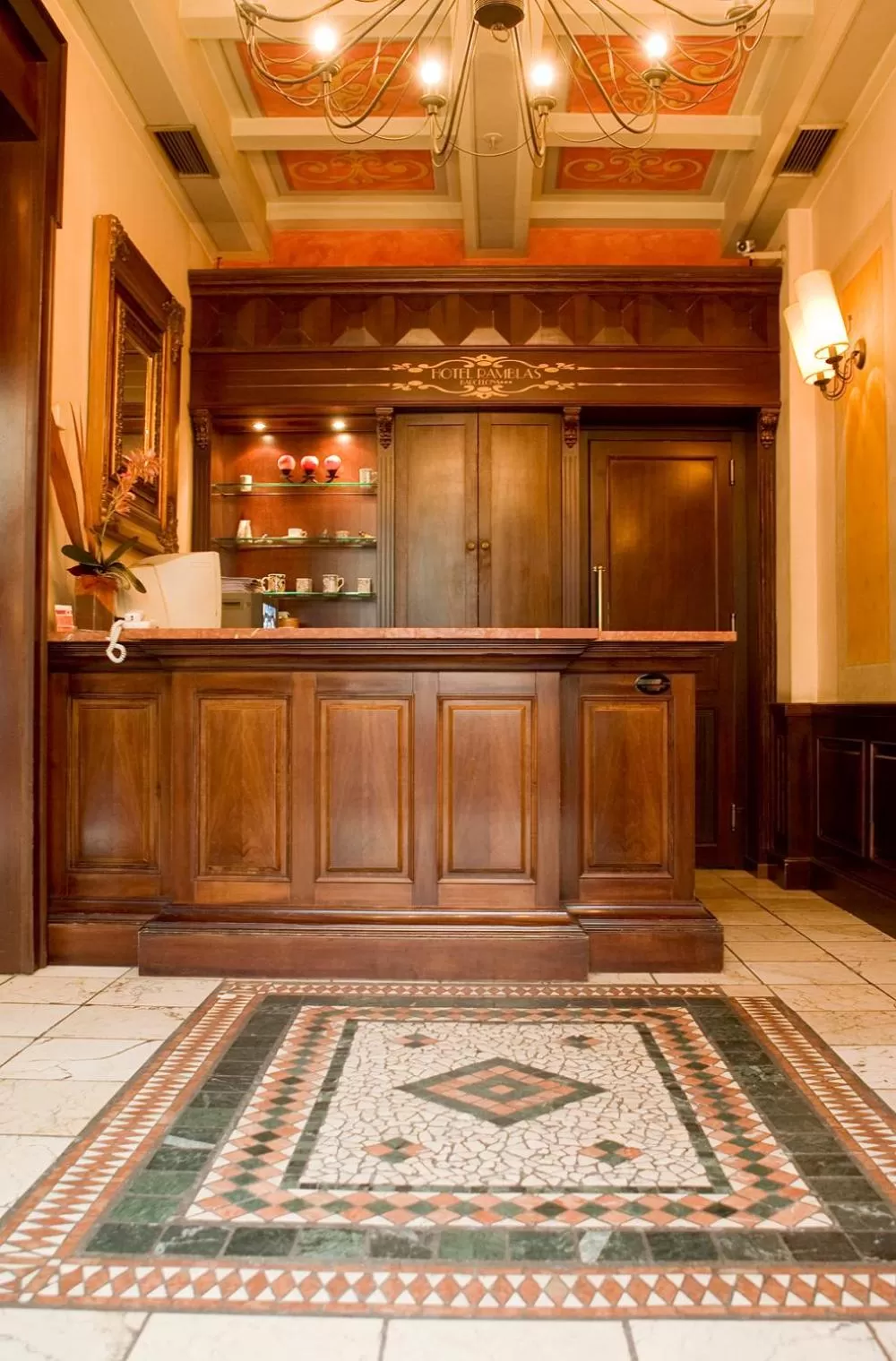 Lobby or reception in Ramblas Hotel