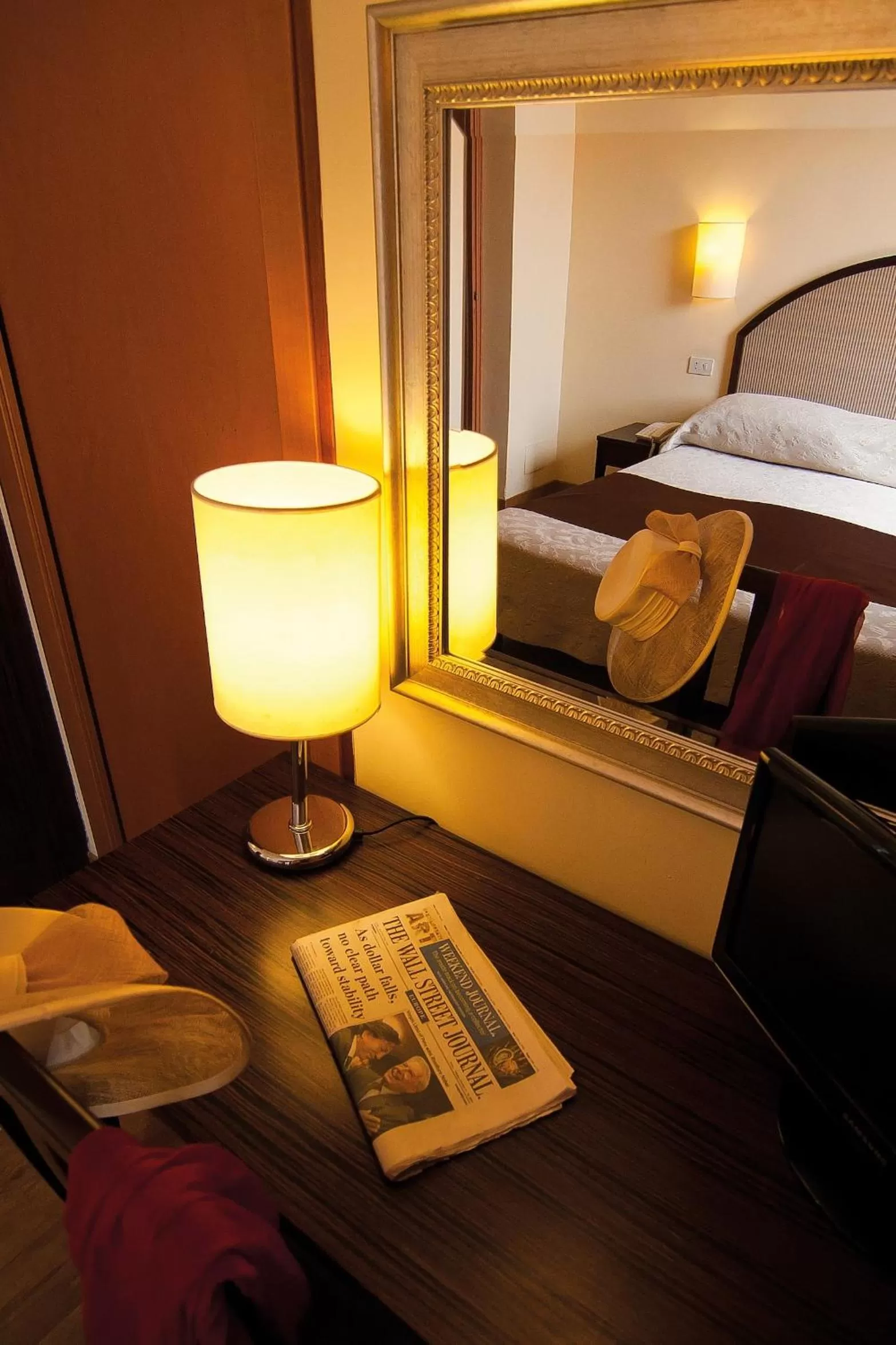 Decorative detail, Bed in Hotel Novecento