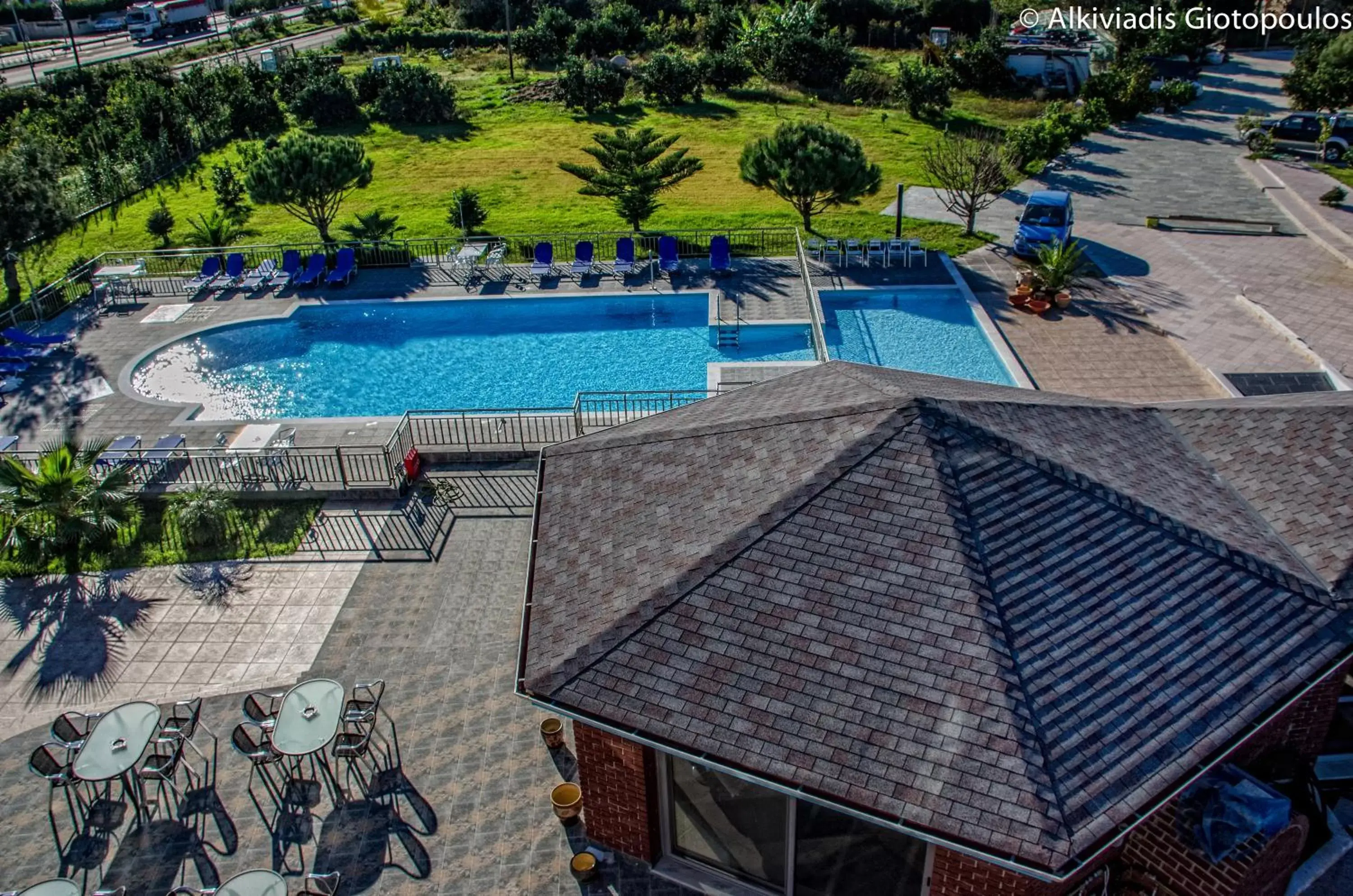 Bird's eye view, Pool View in Ionion Star Hotel