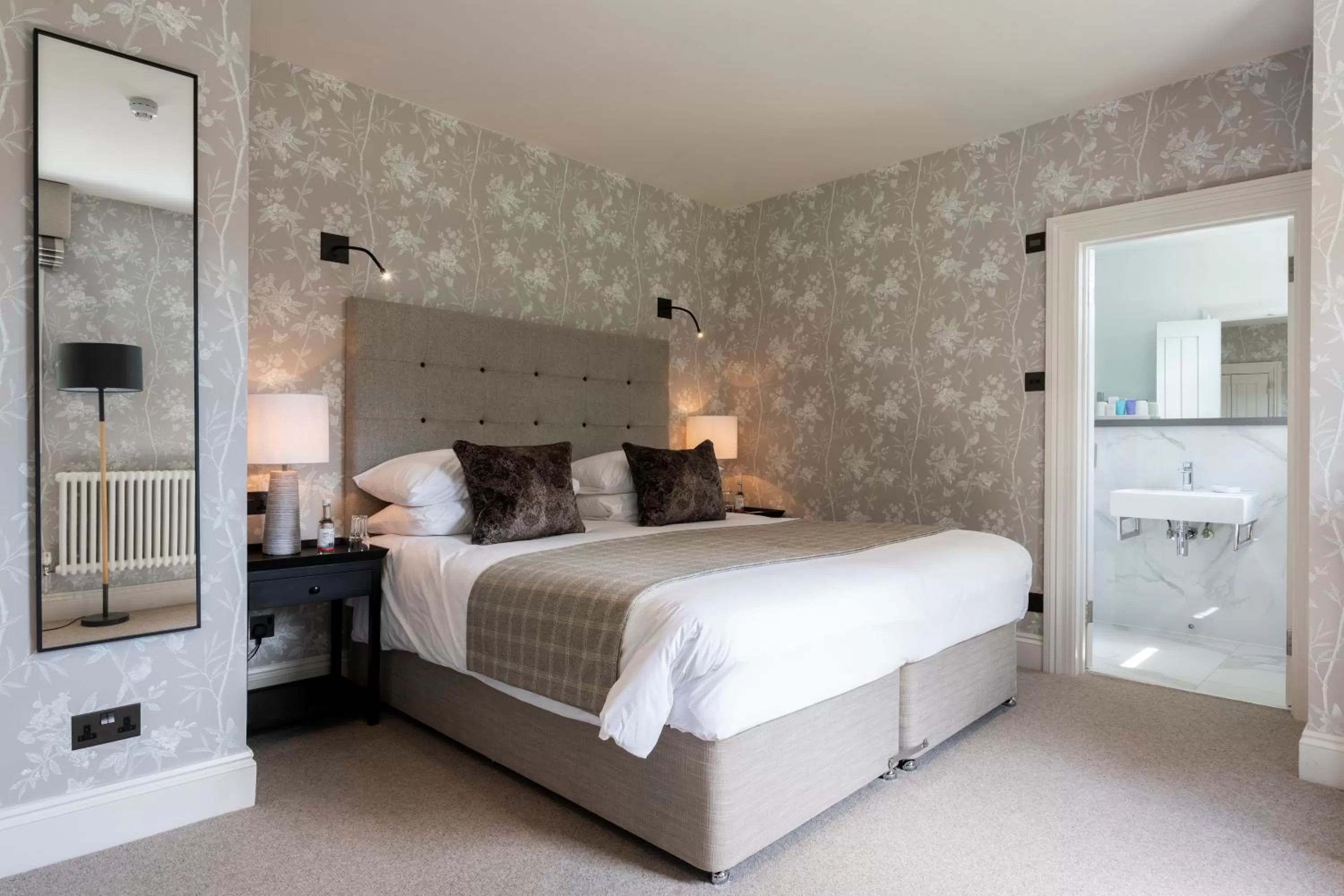 Bed in Carbis Bay and Spa Hotel