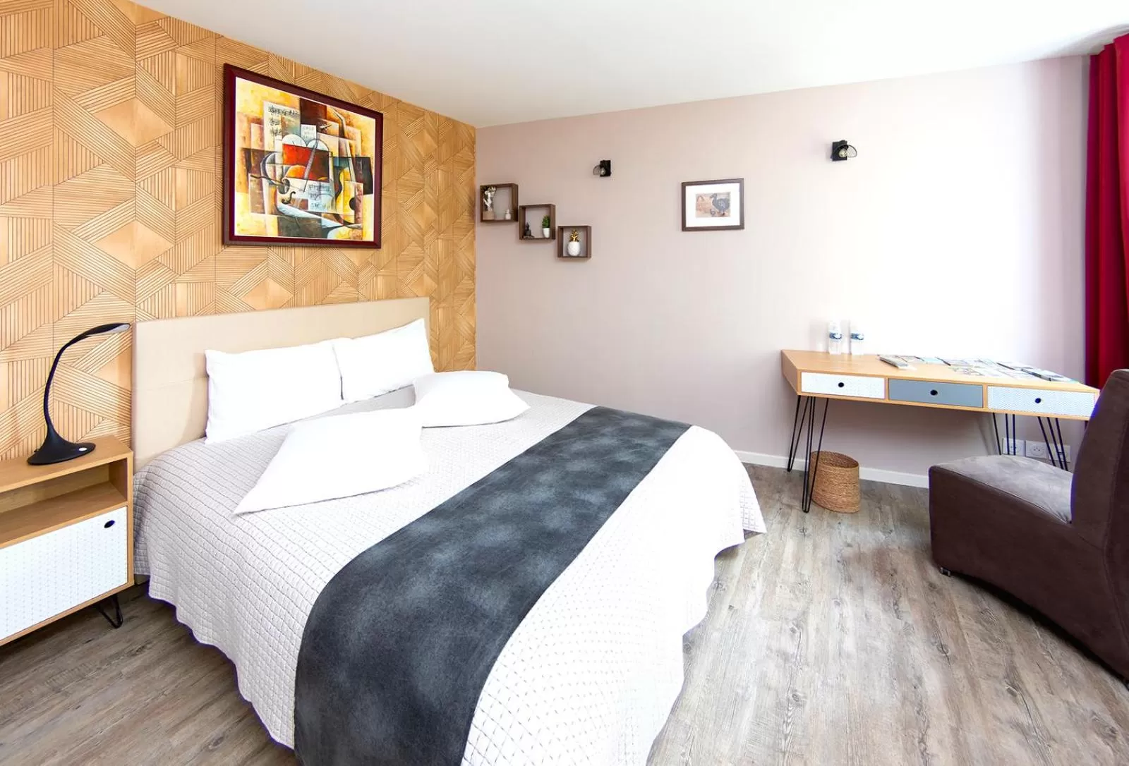 Bed in Le Relais de la Poste