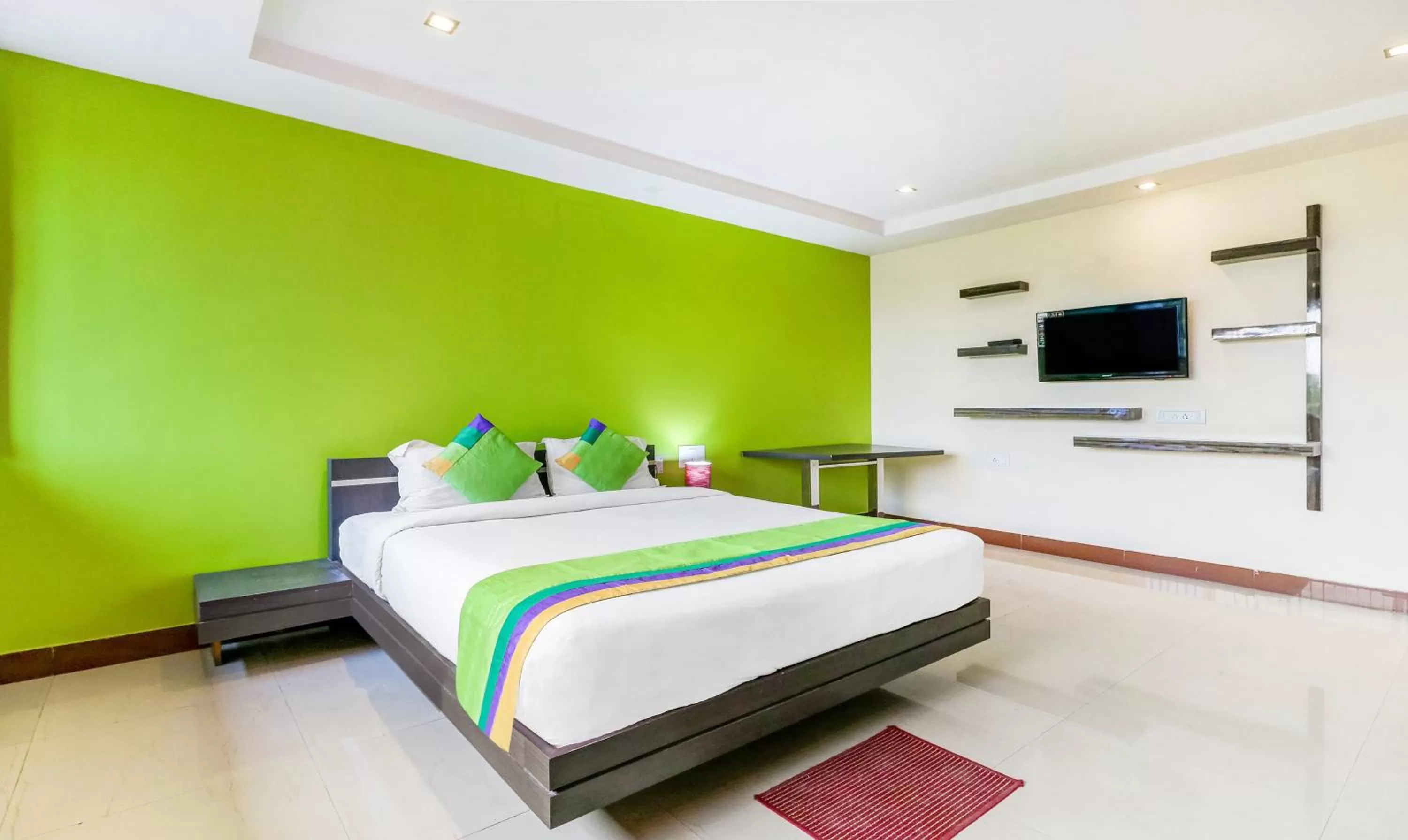 Bedroom, Bed in Treebo Concerto Residentia