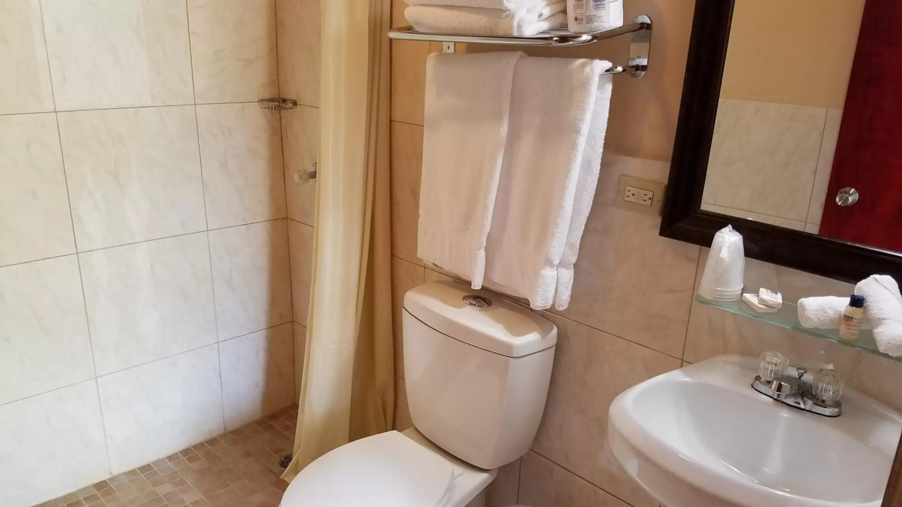 Bathroom in Combate Beach Resort Bathroom in Combate Beach Resort