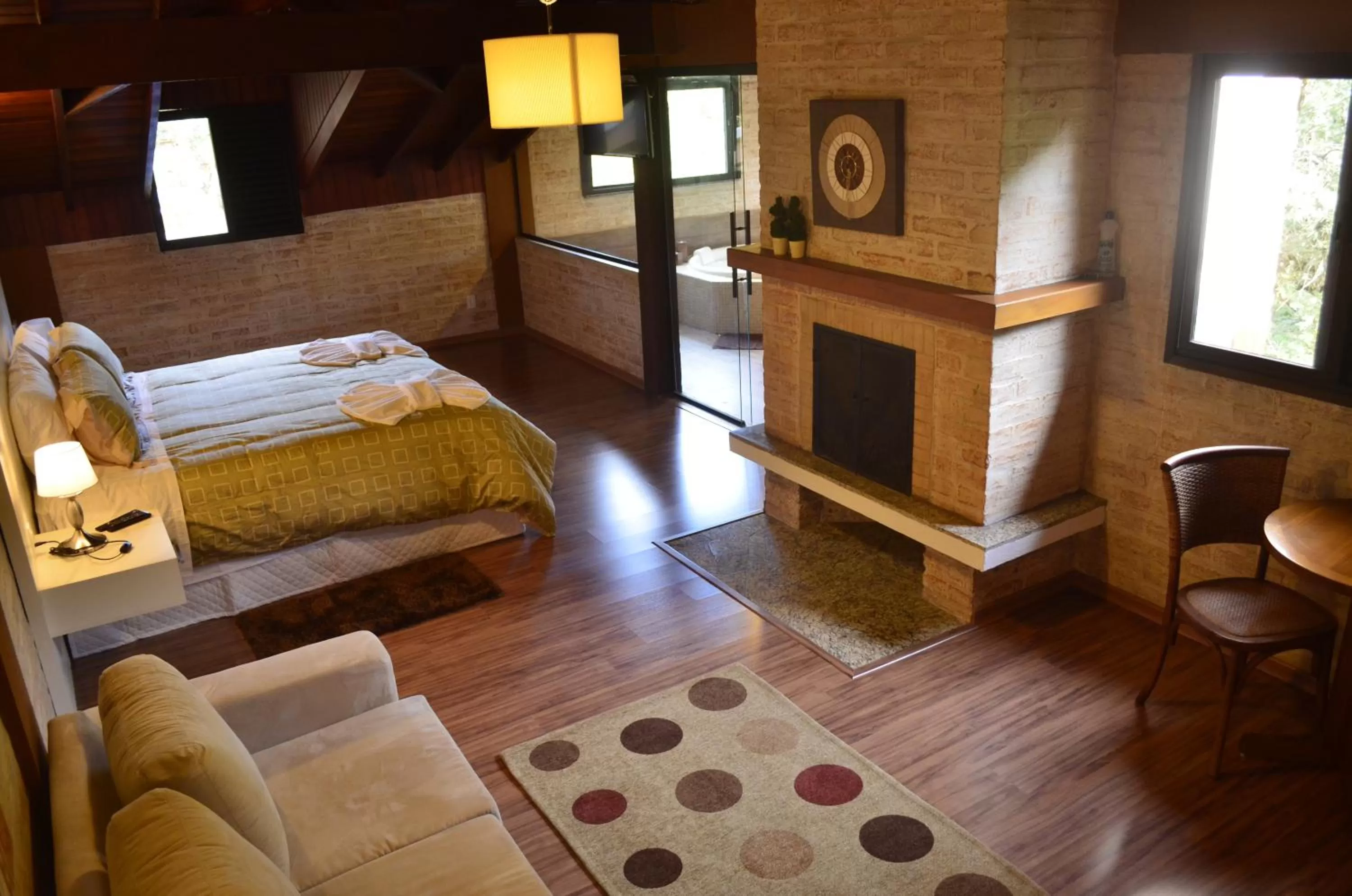 Bed in Pousada Toca Da Coruja