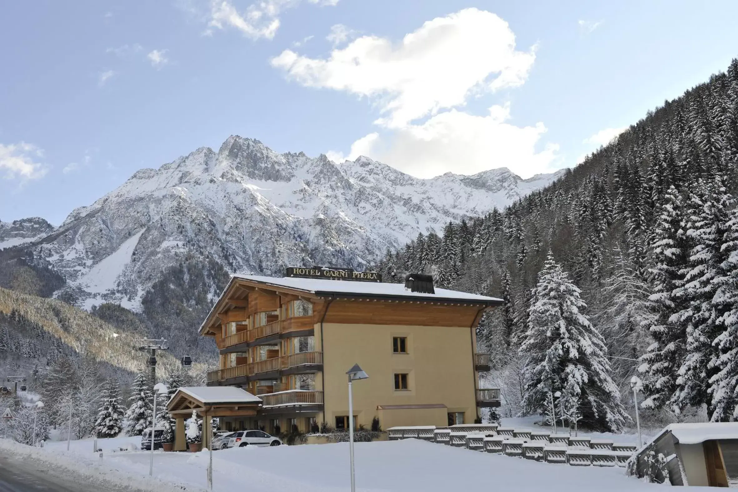 On site, Winter in Hotel Garni Pegrà