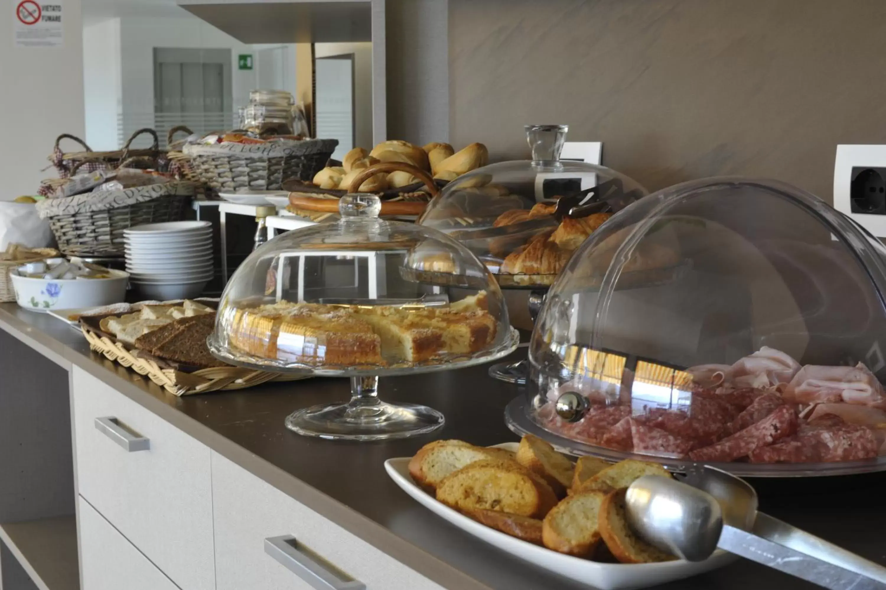 Continental breakfast, Food in Hotel Ristorante Stampa