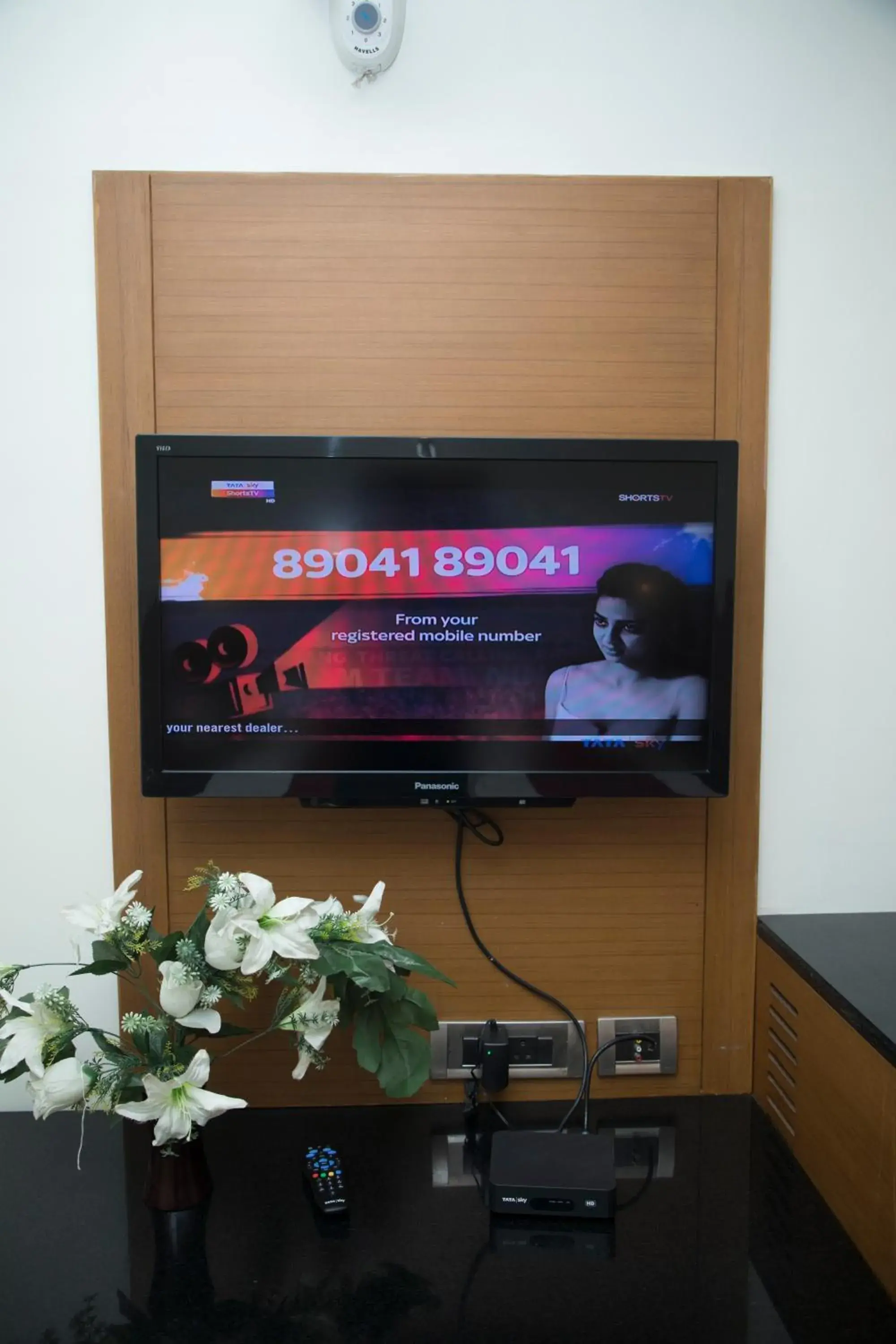 TV/Entertainment Center in Moskva Hotel