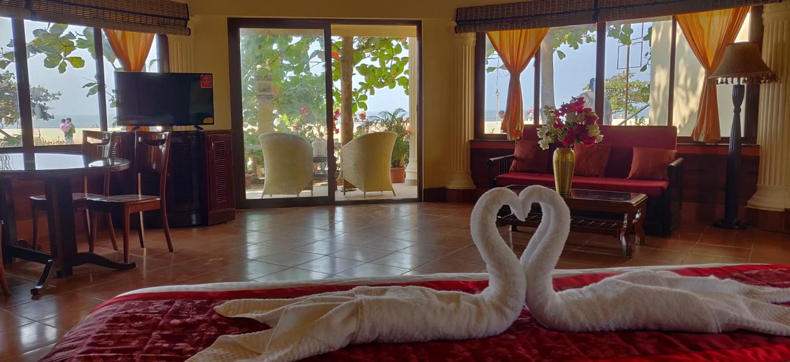 Bed in Malpe Sea Front Cottages