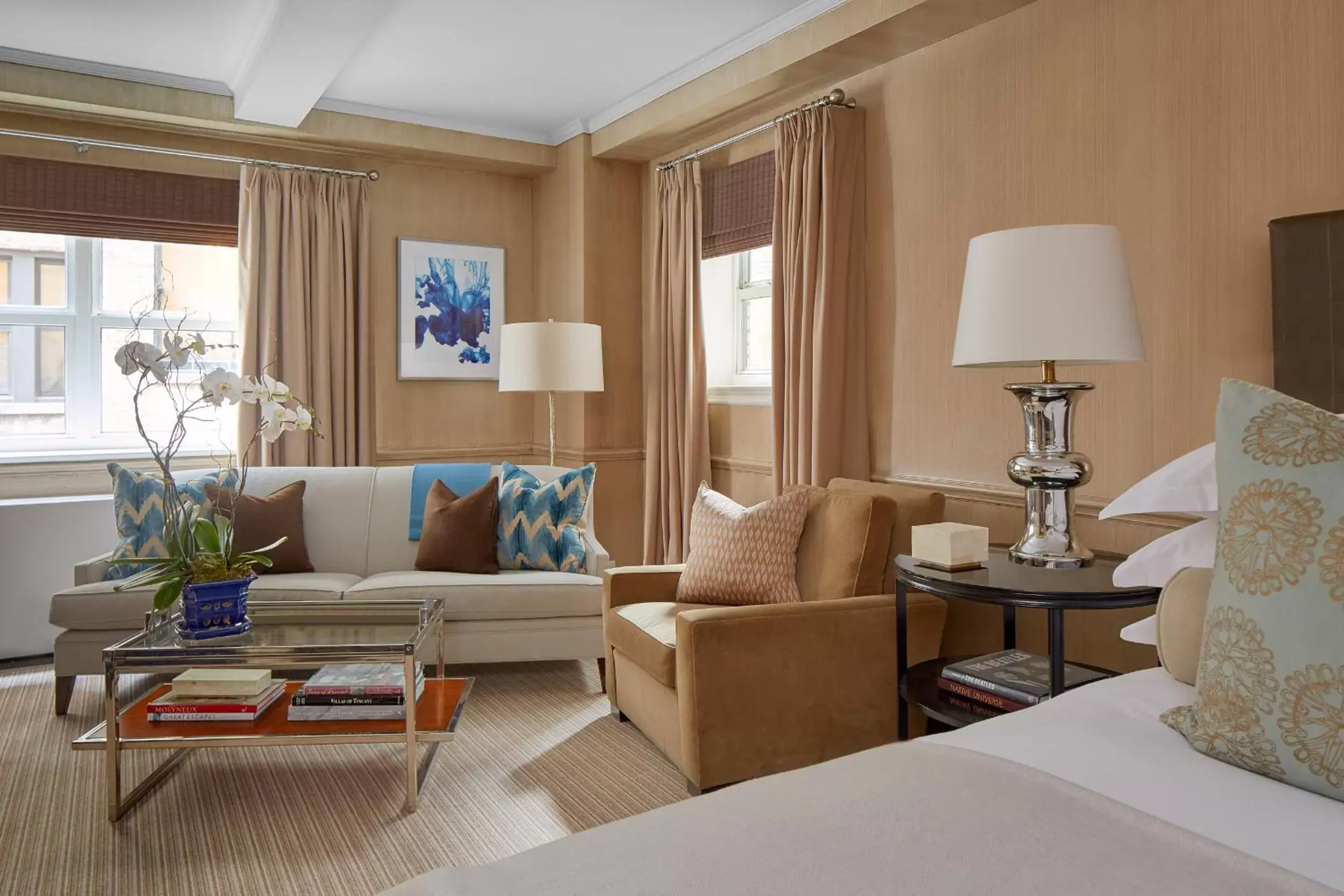 Bed in Lowell Hotel Bed in Lowell Hotel