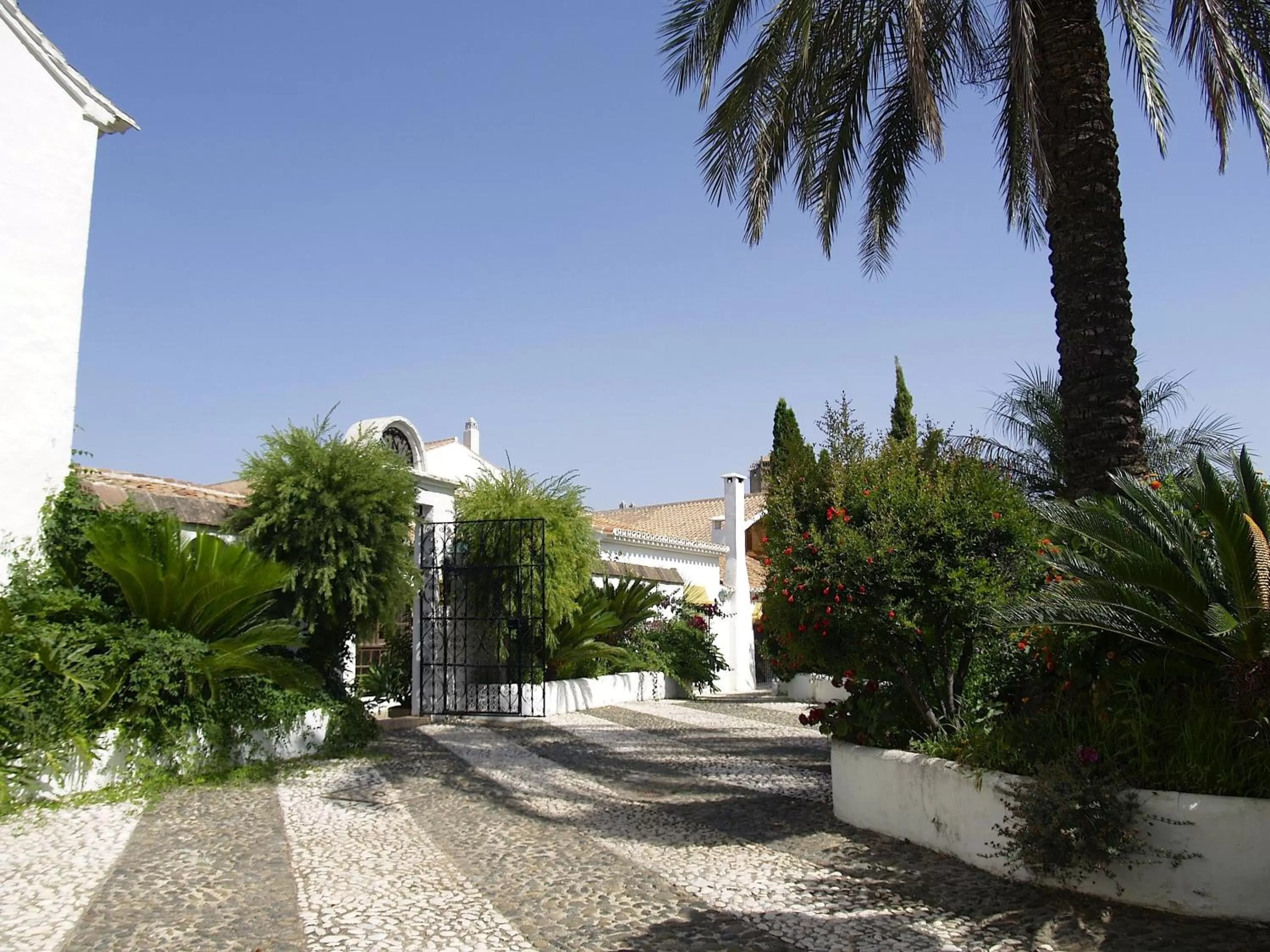Patio, Property Building in Alhaurin Golf Hotel