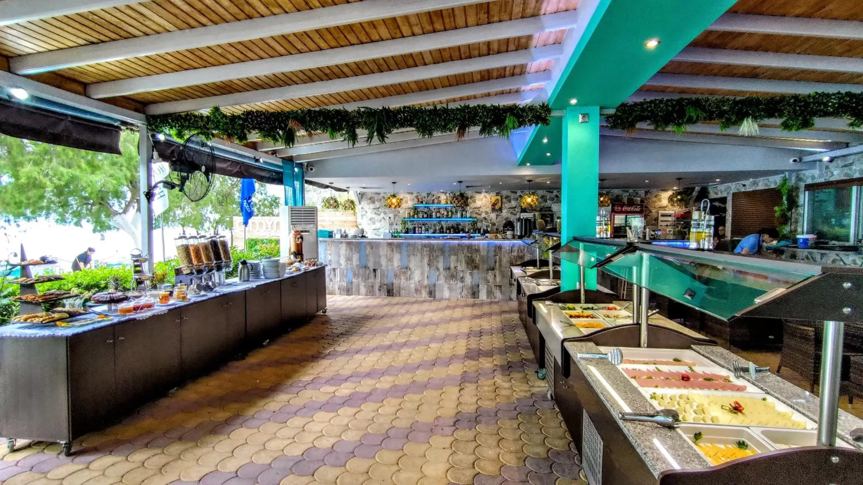 Breakfast, Restaurant/Places to Eat in Thassos Hotel Grand Beach