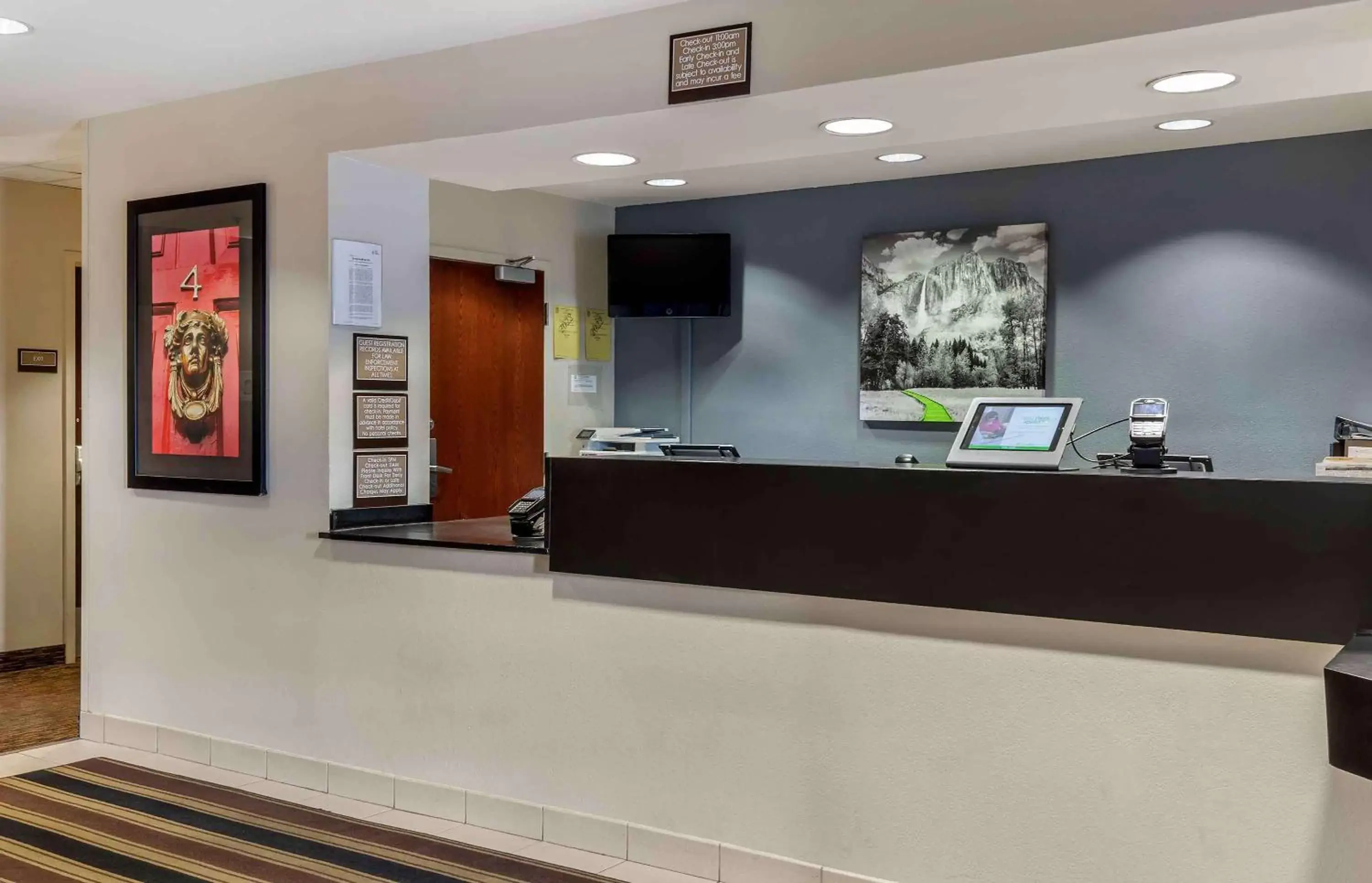 Lobby or reception, Lobby/Reception in Extended Stay America Suites - Boston - Braintree