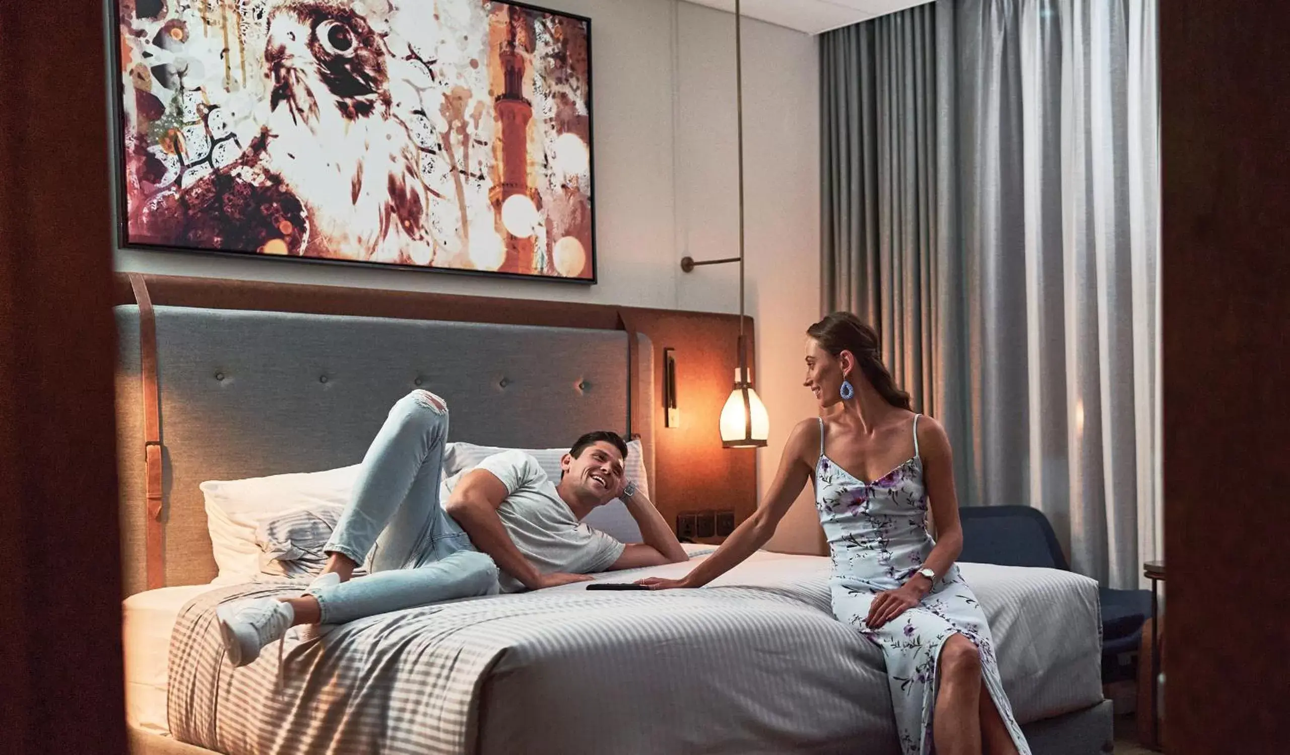 Bed in Revier Hotel - Dubai