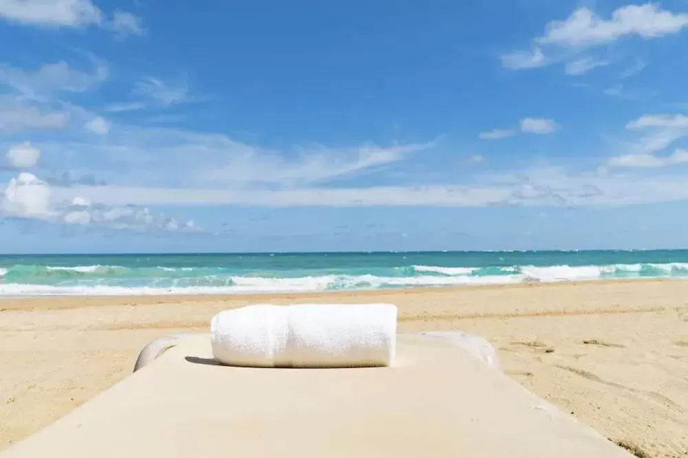 Beach in Canario Lagoon Hotel