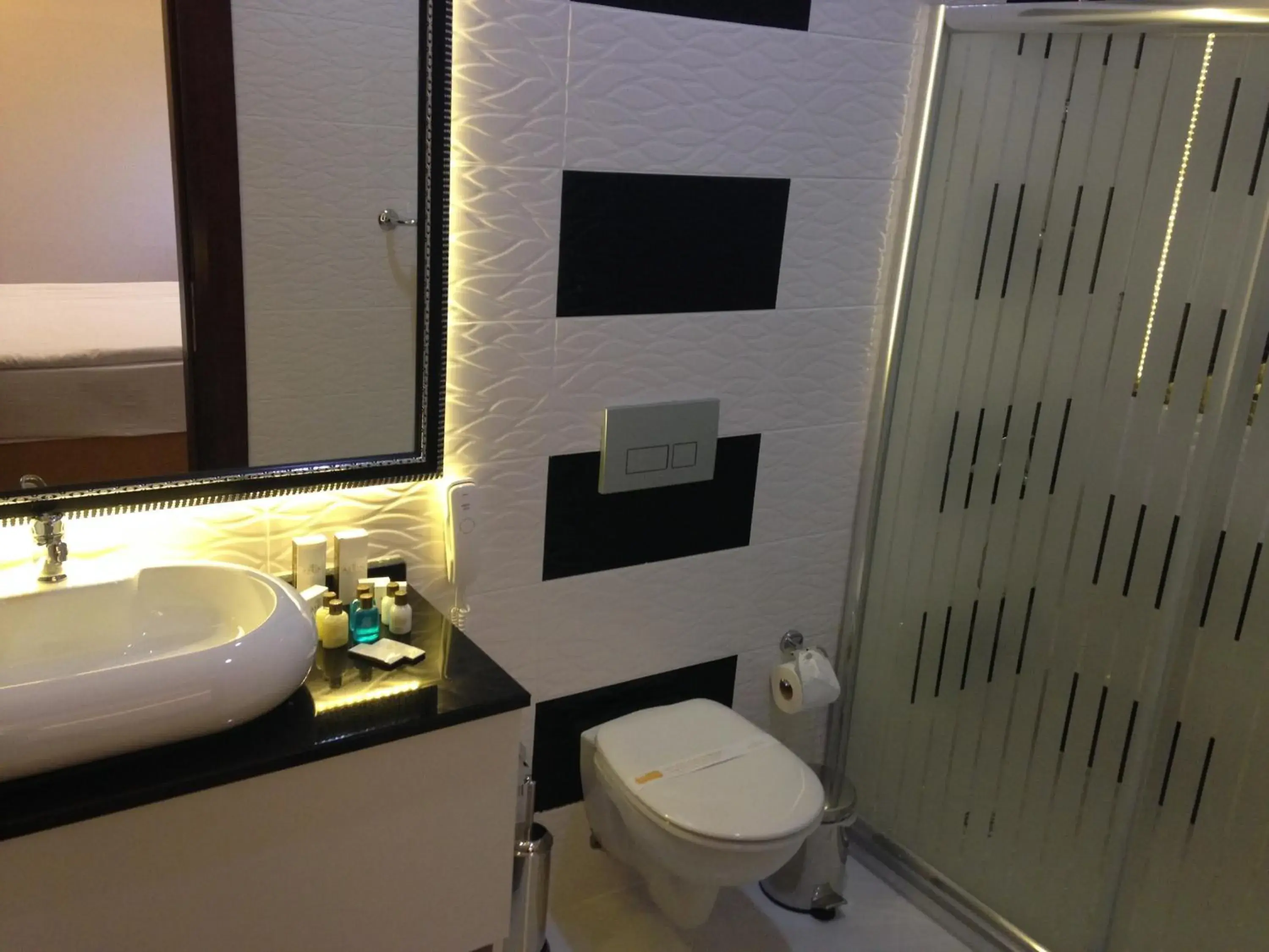 Photo of the whole room, Bathroom in Asrin Business Hotel K?z?lay