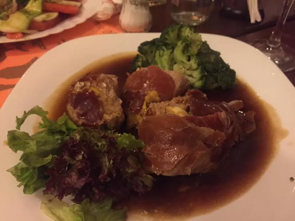 Food close-up in Hotel Villa Verde