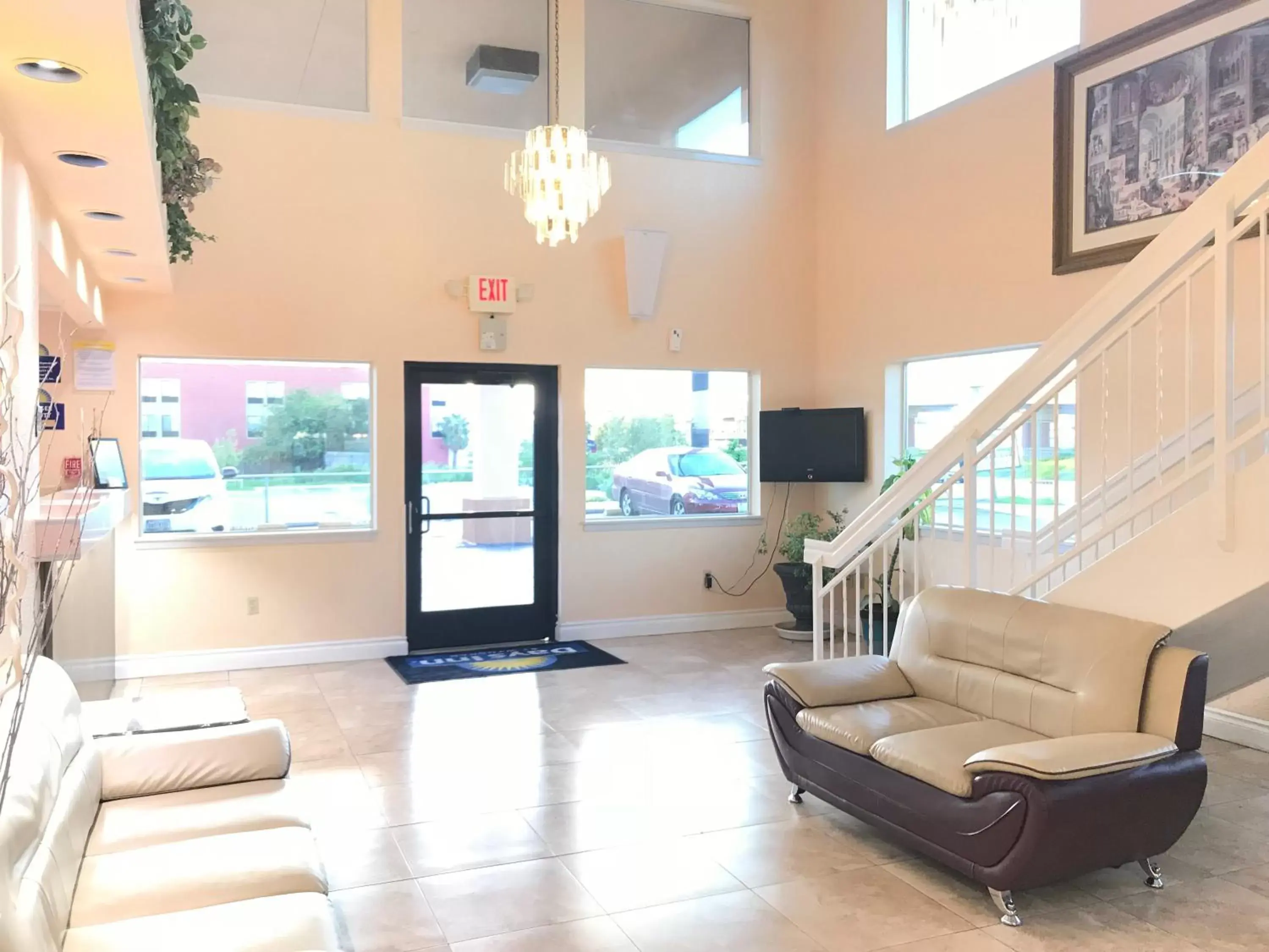 Lobby or reception, Seating Area in Days Inn by Wyndham San Antonio Airport