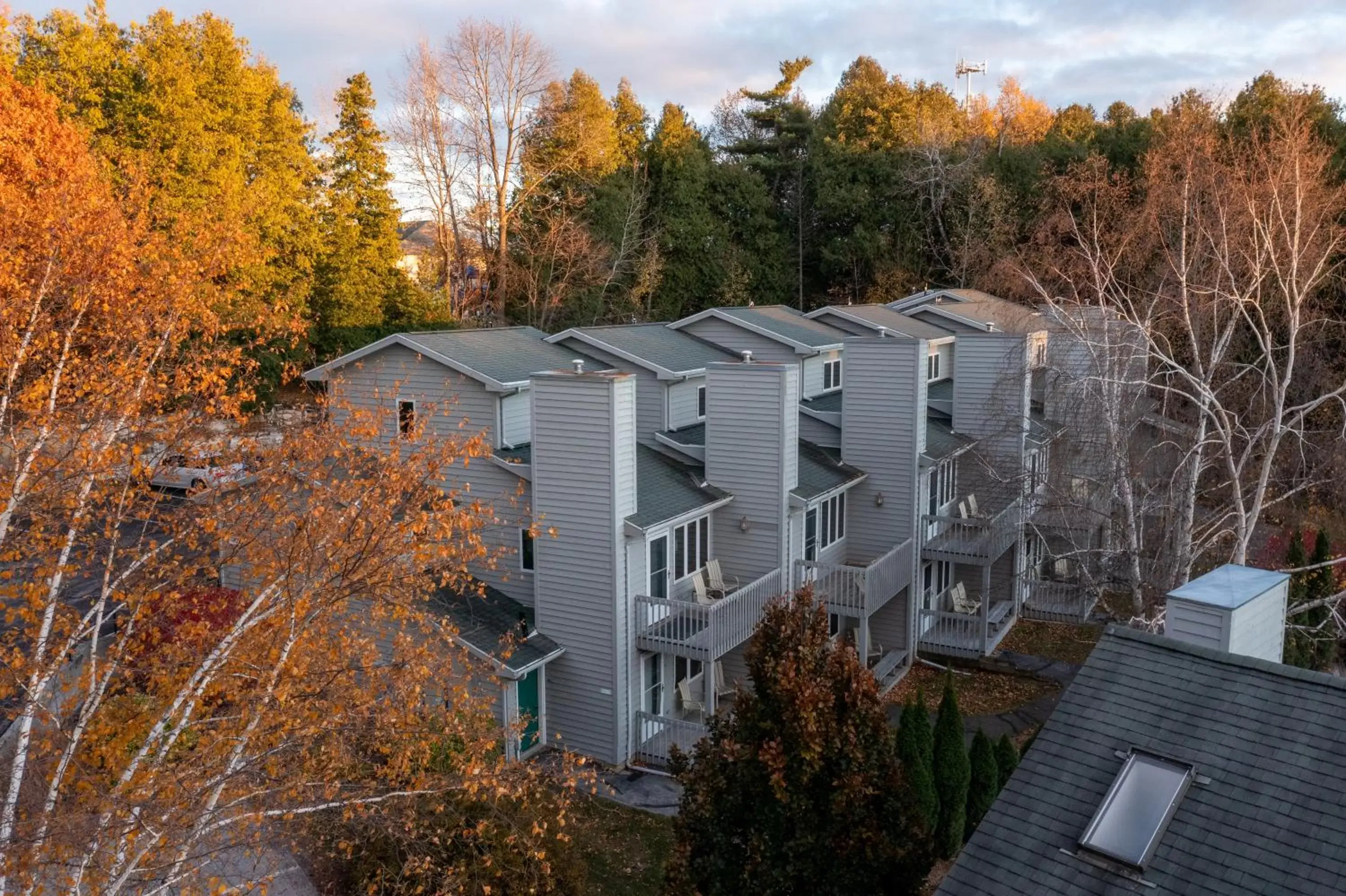 Bird's-eye View in Evergreen Hill Condominiums