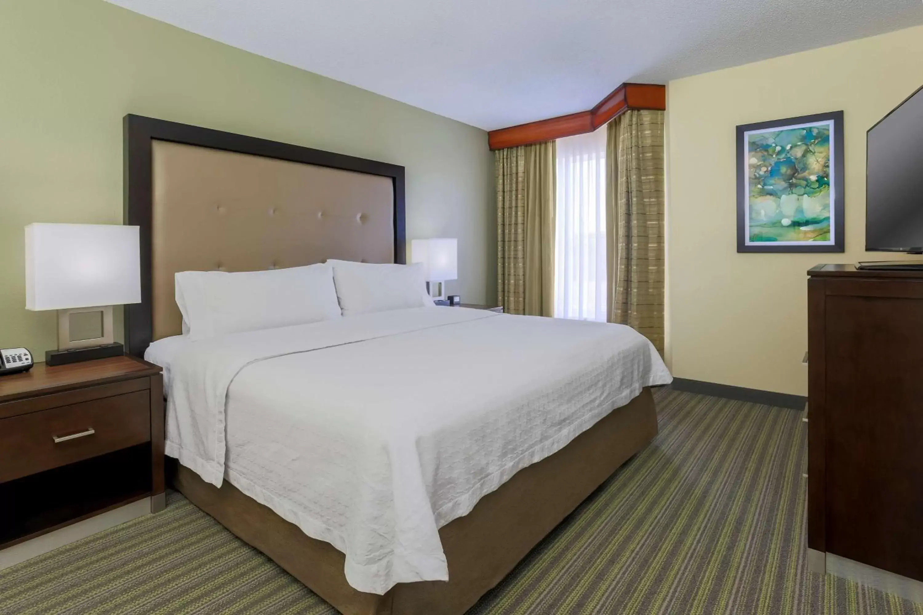 Bed in Homewood Suites by Hilton St. Petersburg Clearwater Bed in Homewood Suites by Hilton St. Petersburg Clearwater