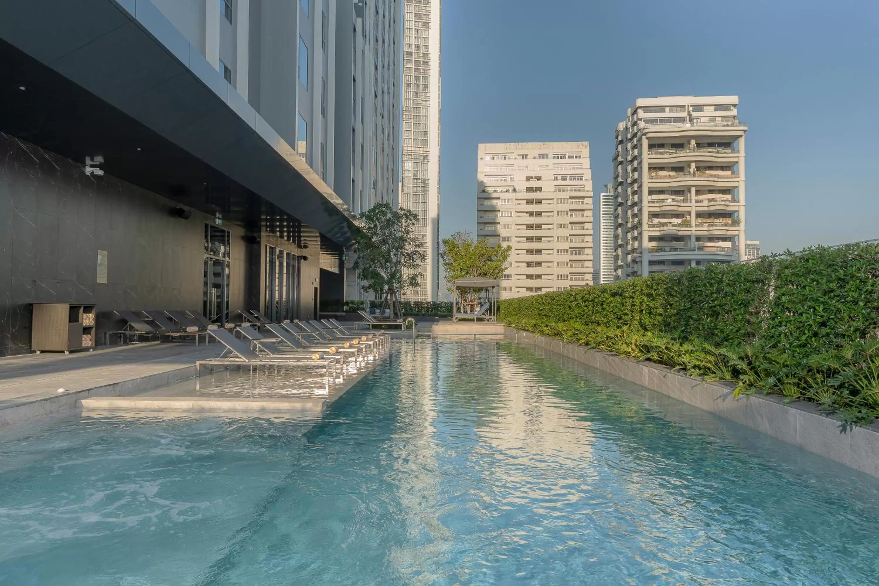 Pool view in Staybridge Suites Bangkok Sukhumvit by IHG