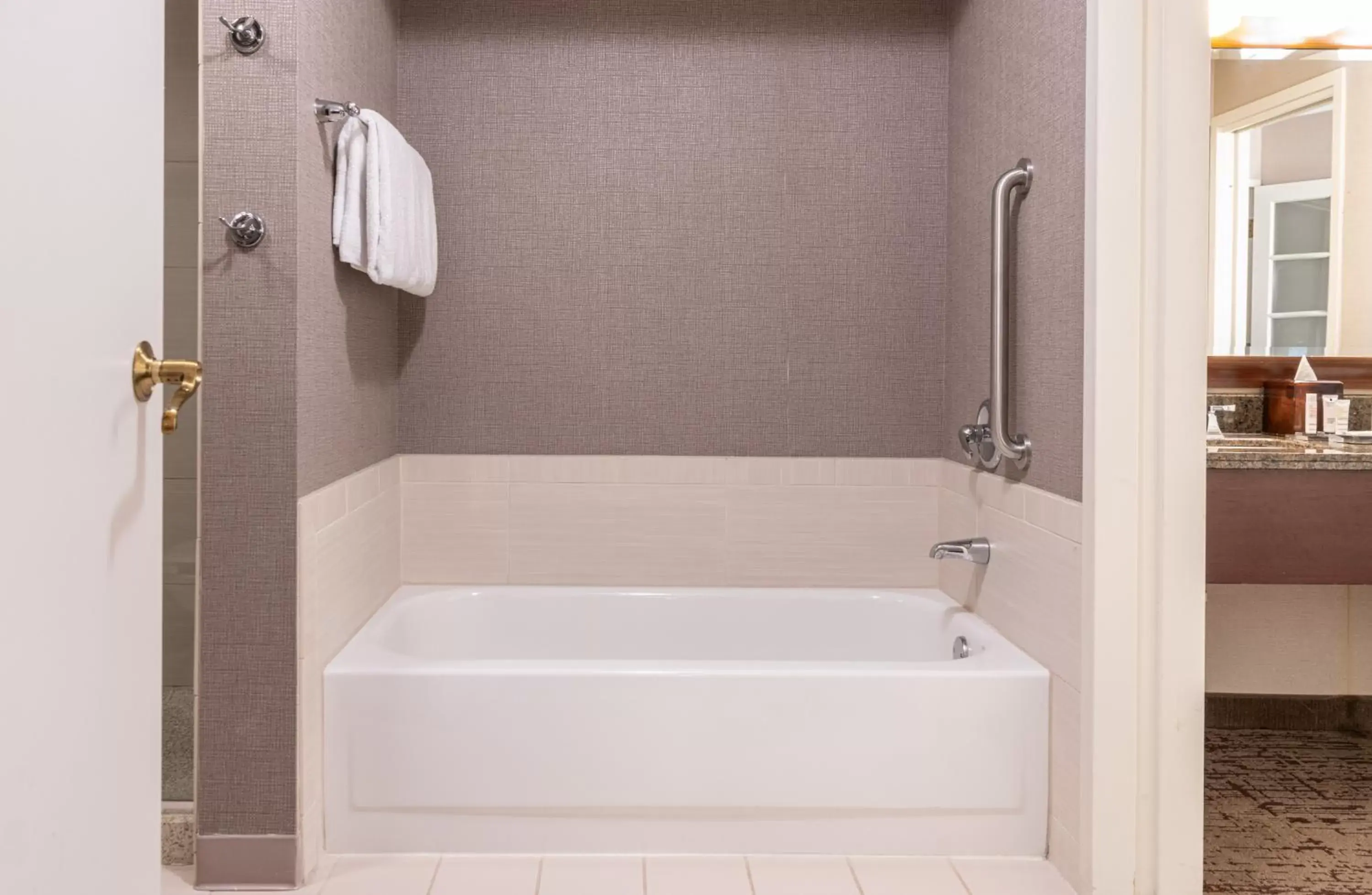 Bathroom in Chicago Marriott Suites Deerfield