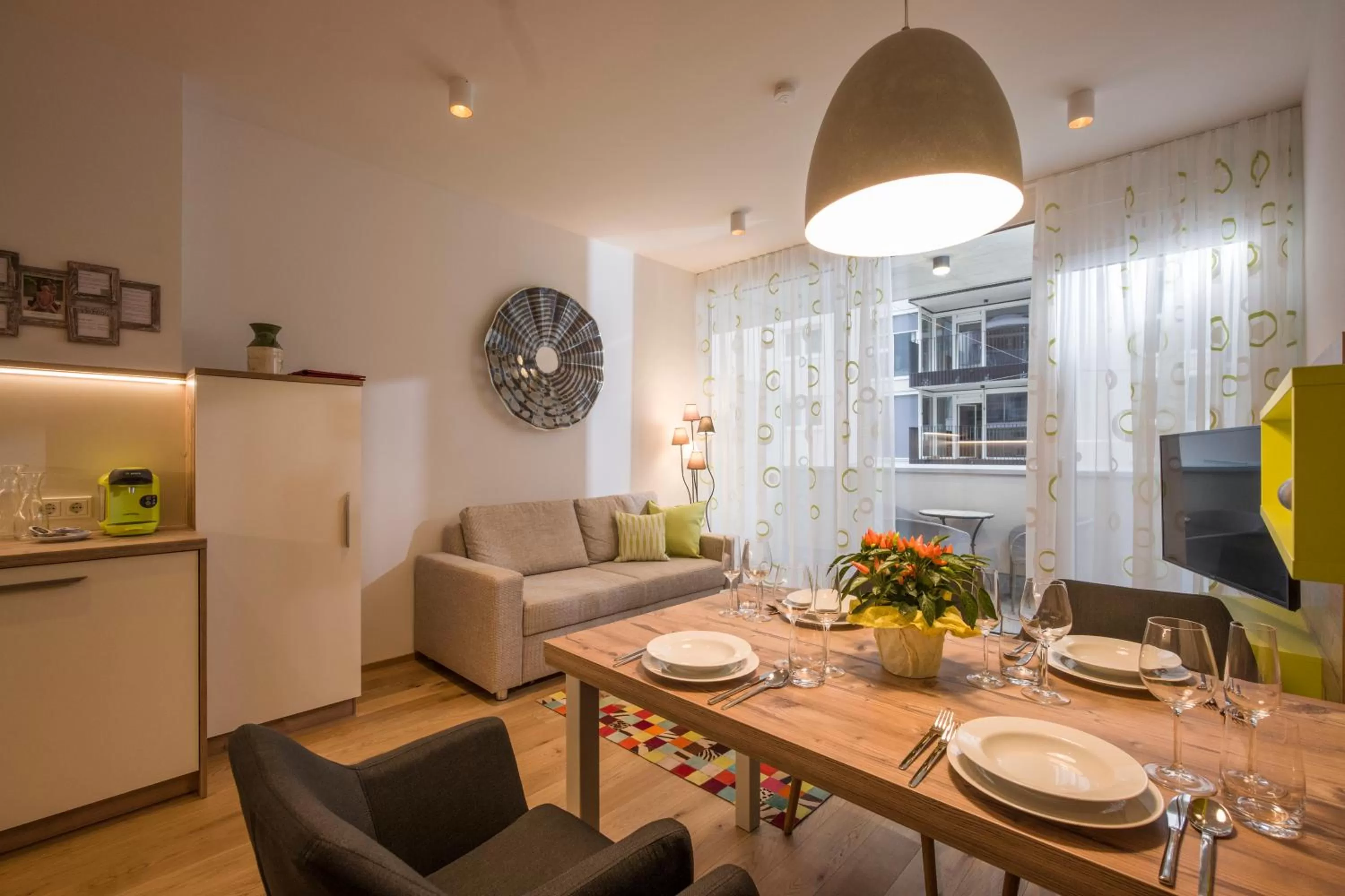 Living room, Seating Area in Private Living Apartments