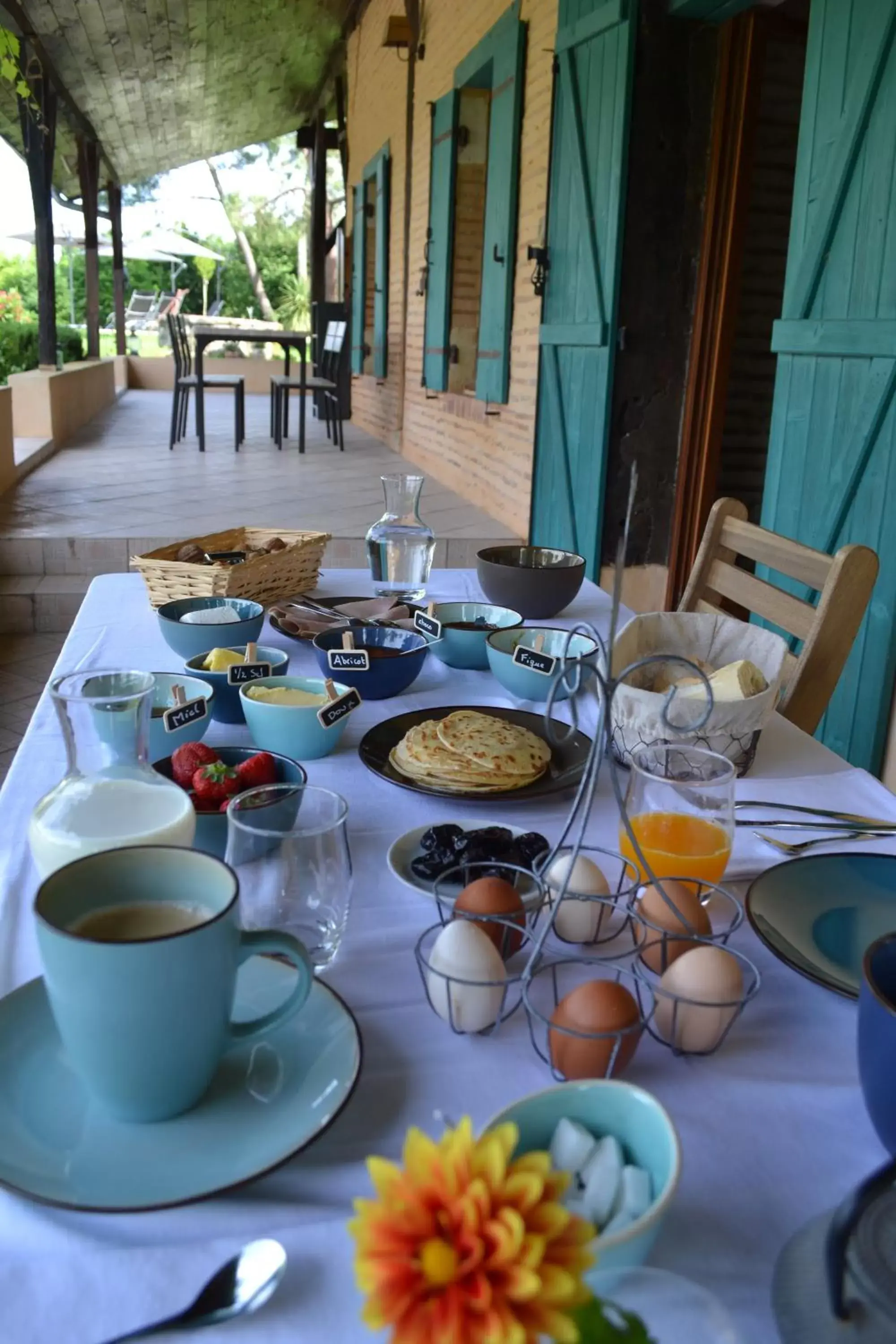 Patio in Les Terrasses des Mimosas