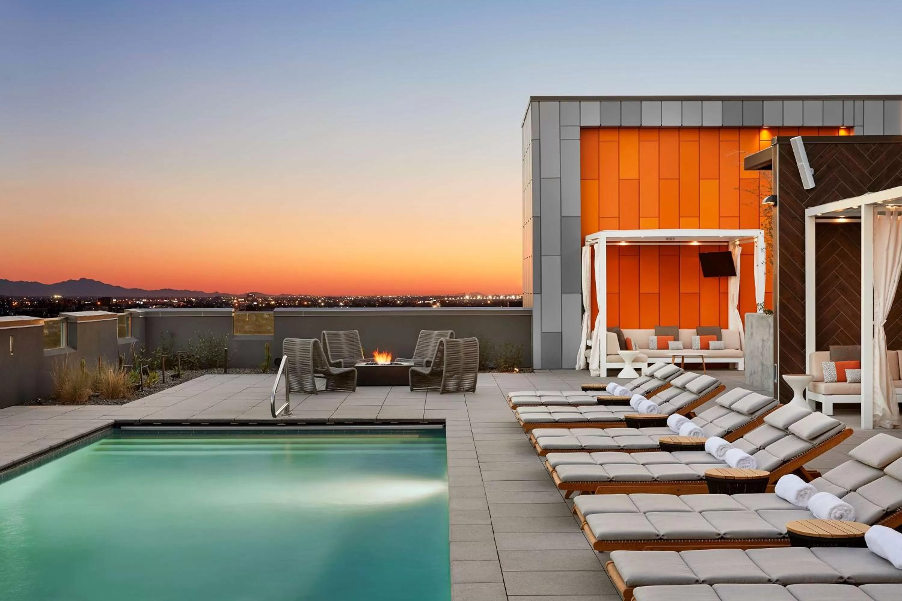 Pool view in Canopy By Hilton Tempe Downtown