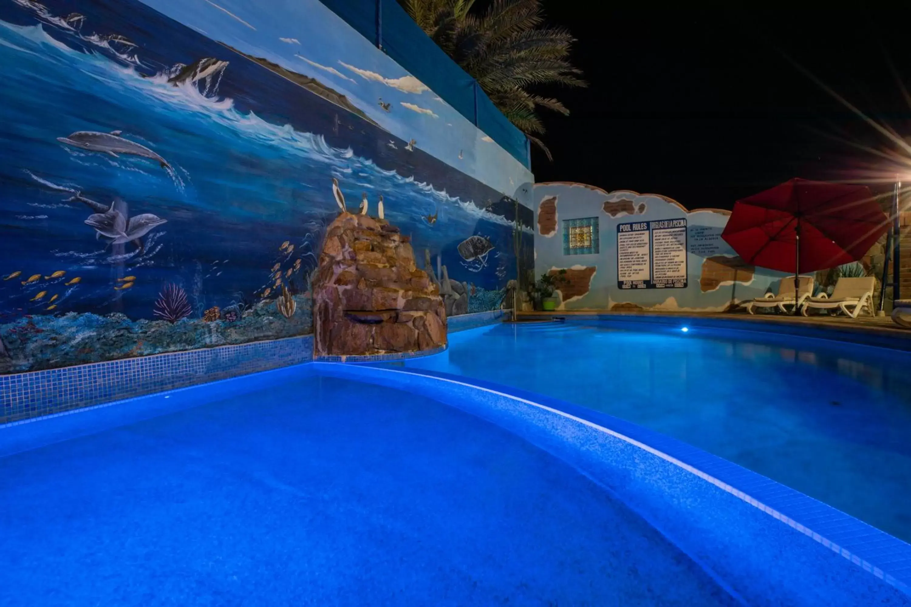 Swimming Pool in Hotel Posada Luna Sol