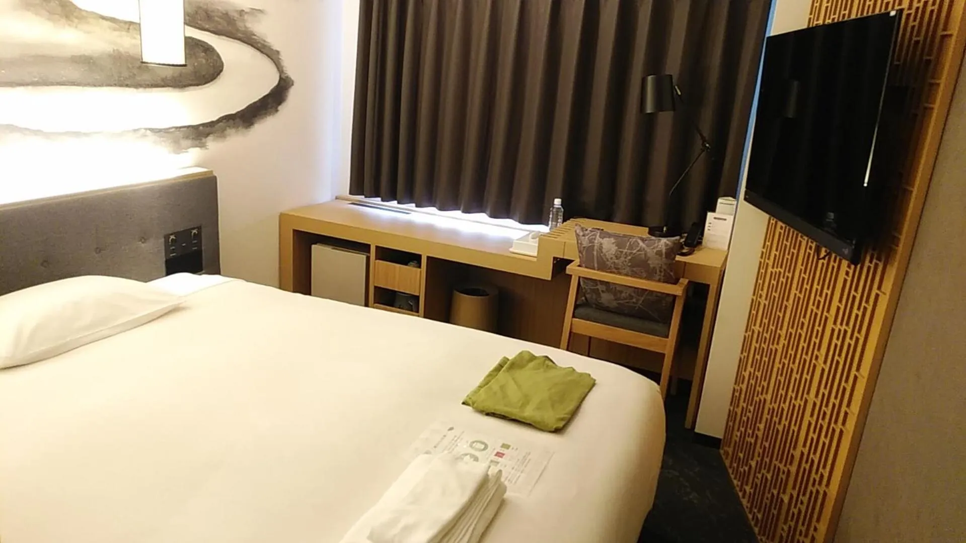 Bed in Hotel Paco Kushiro